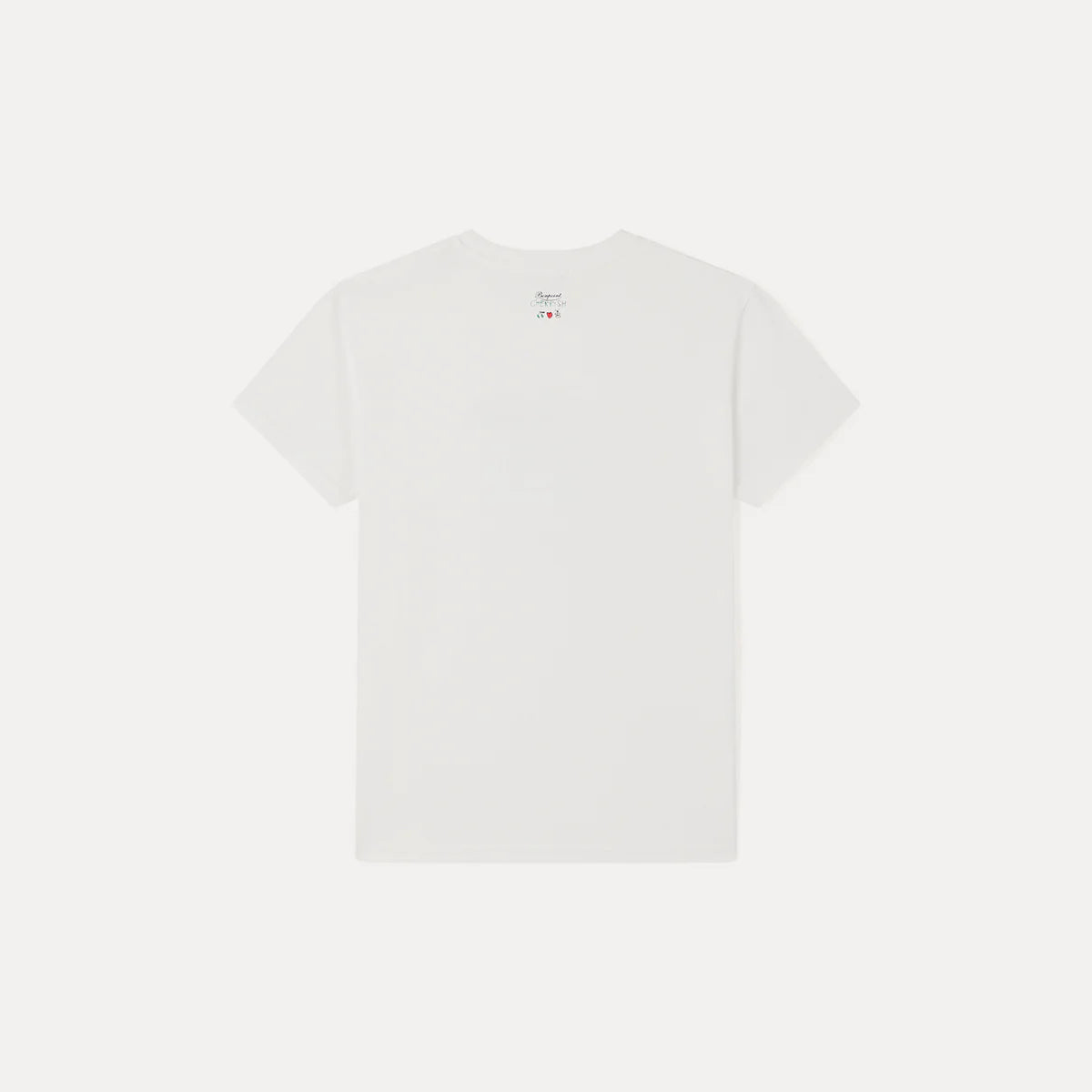 Girls White Logo Cotton T-Shirt