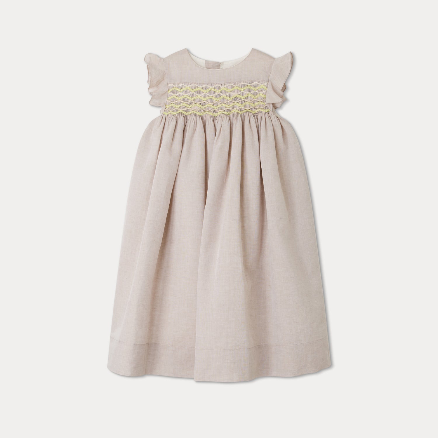 Girls Beige Dress