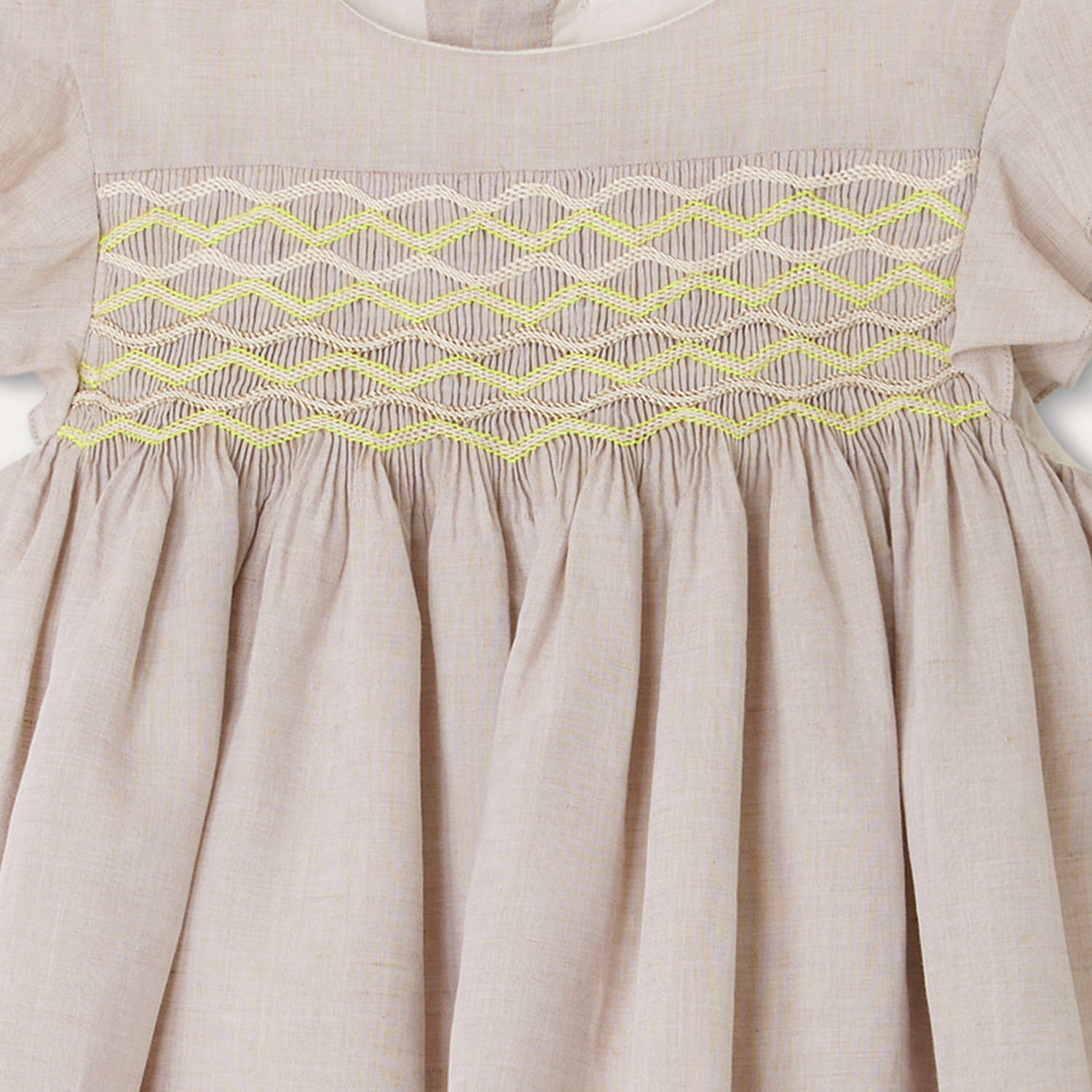 Girls Beige Dress