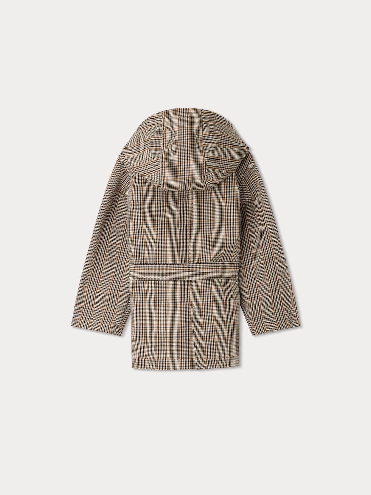 Boys & Girls Brown Check Coat