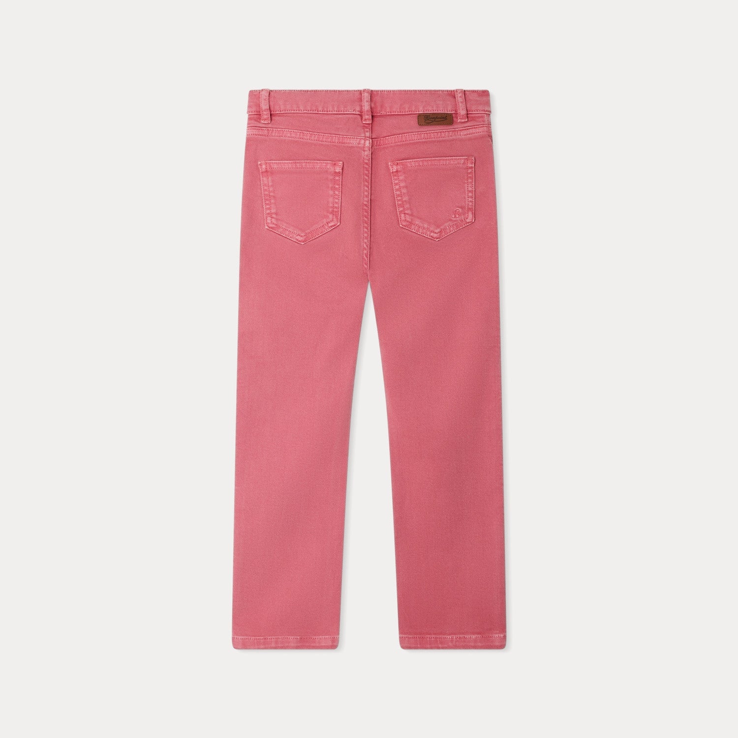 Girls Pink Cotton Trousers