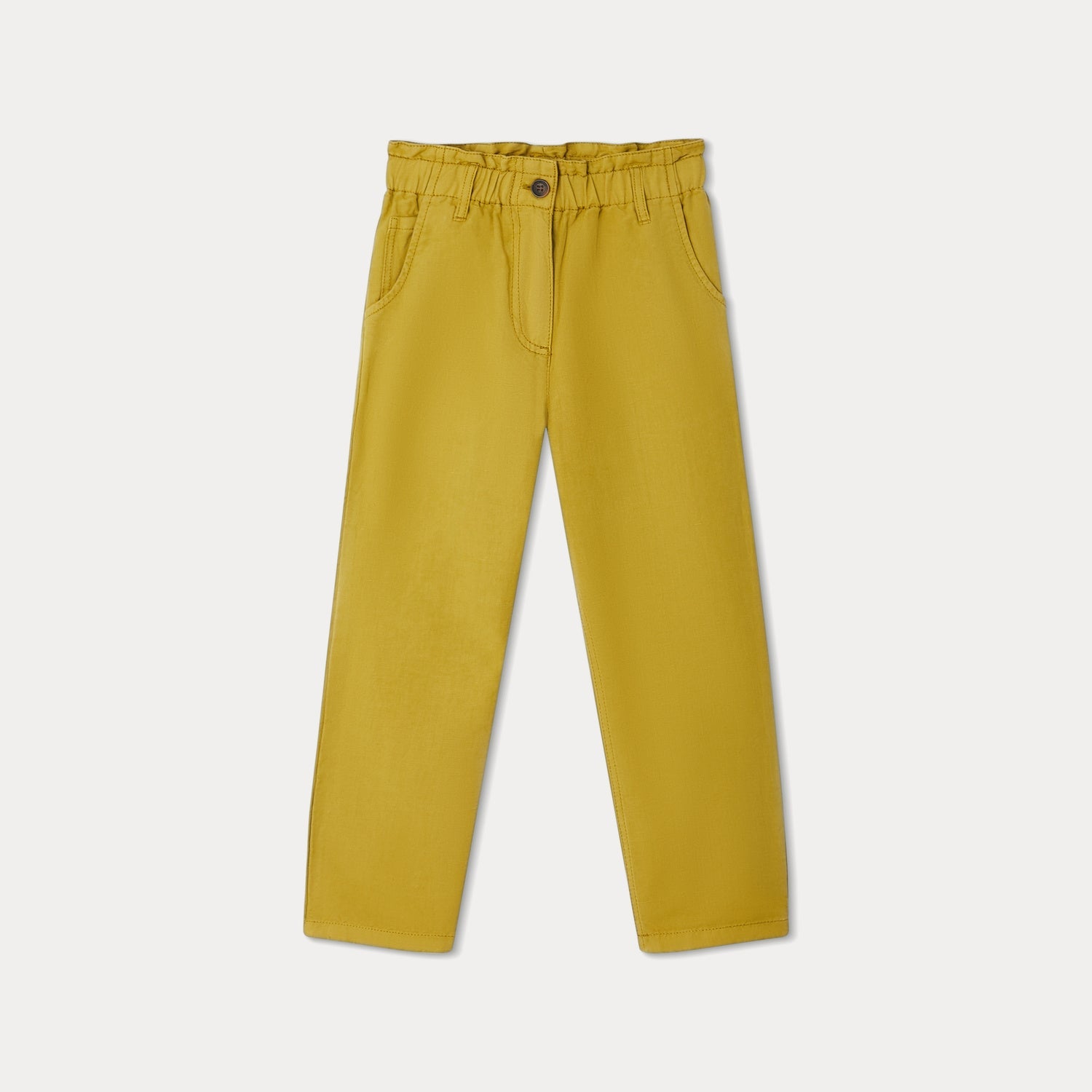 Girls Yellow Trousers