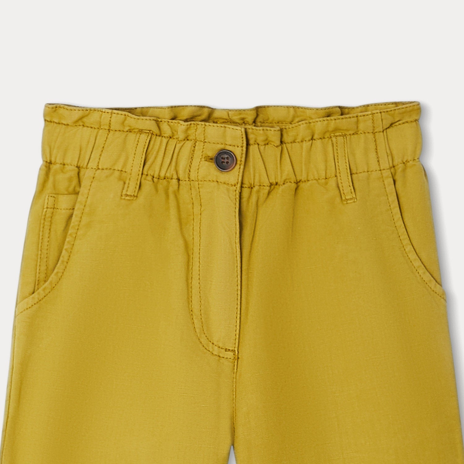 Girls Yellow Trousers
