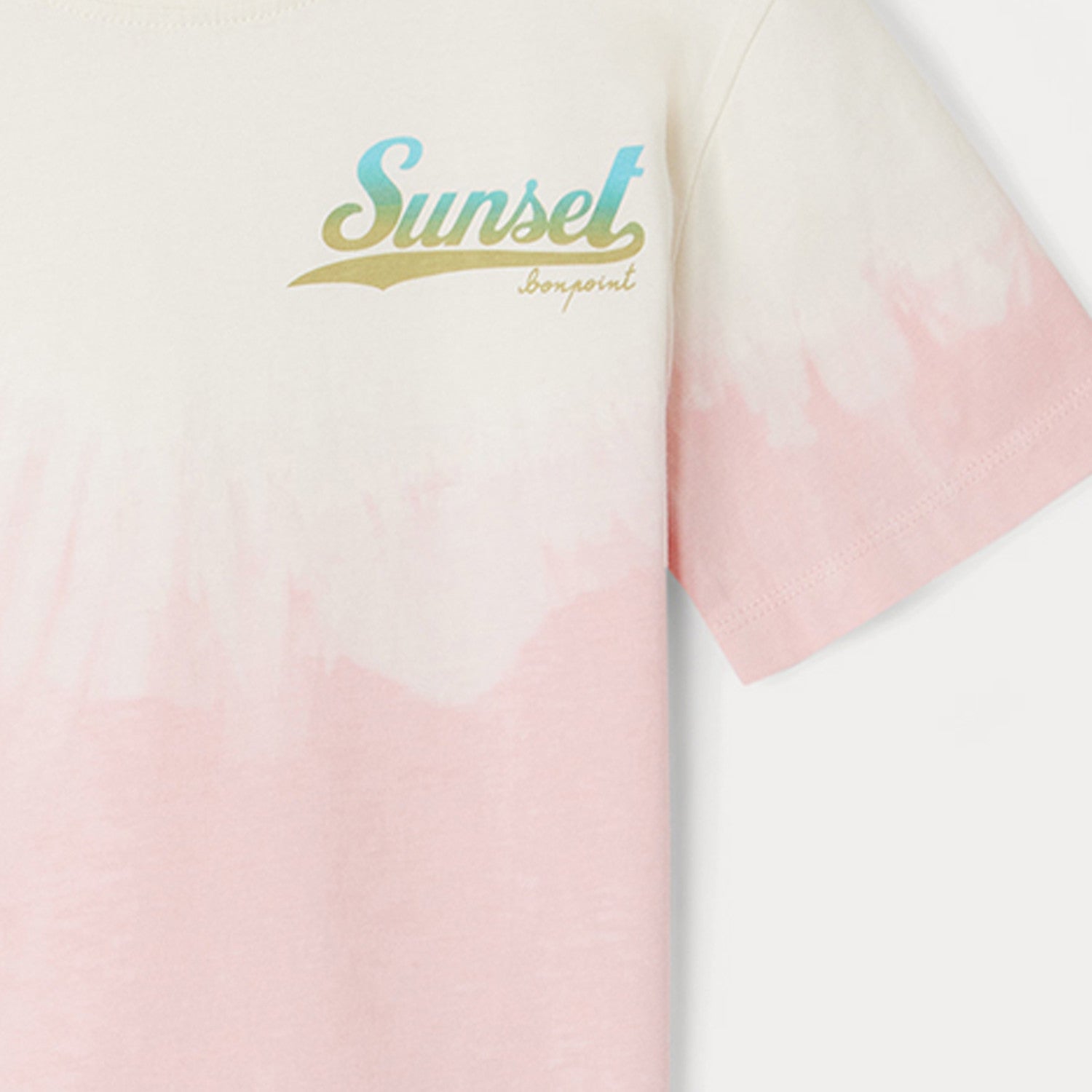 Girls Pink Cotton T-Shirt