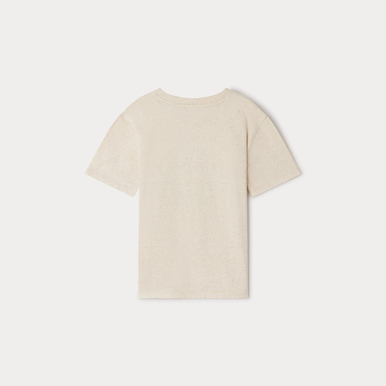 Girls White Printed Cotton T-Shirt