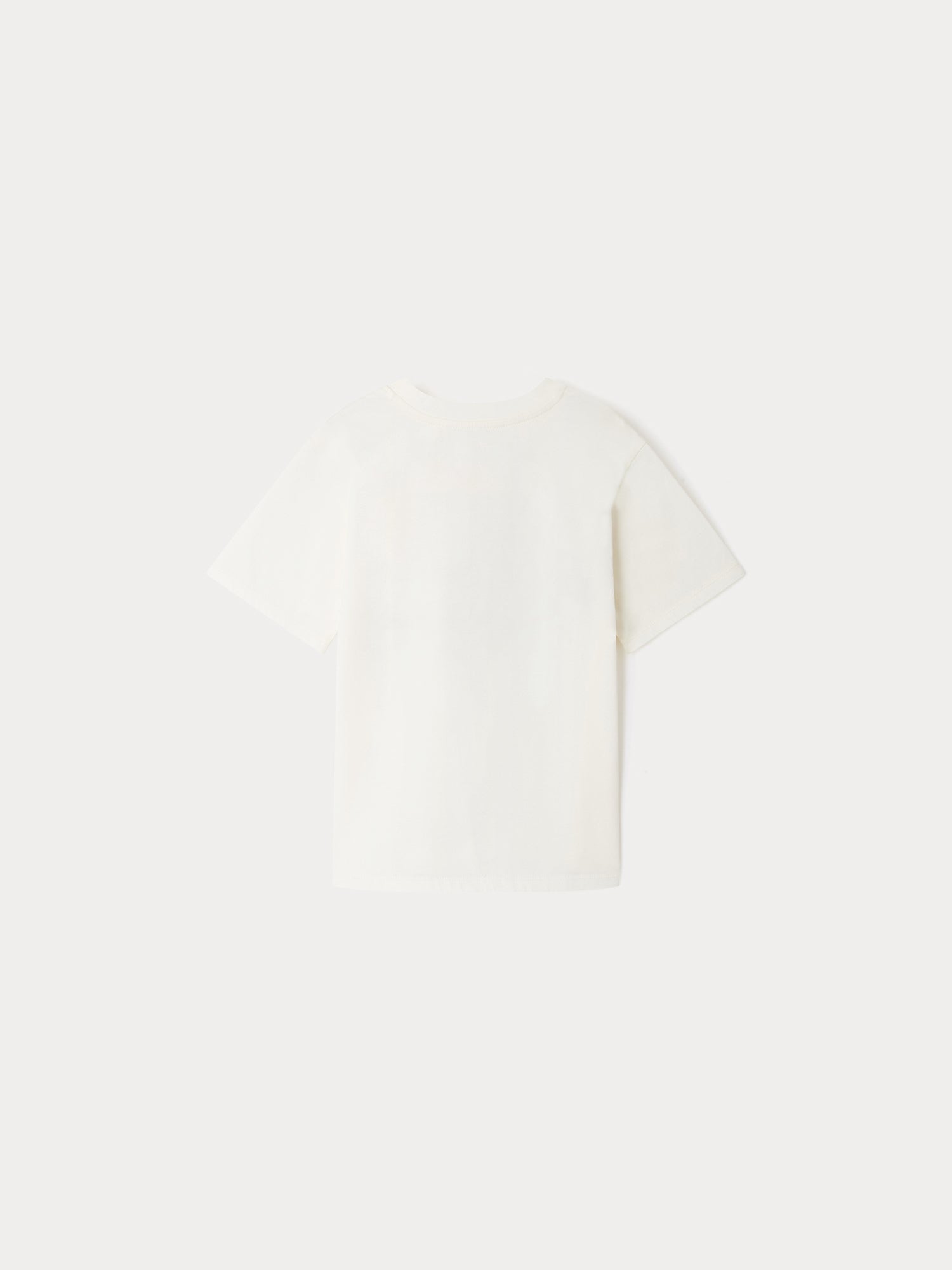 Boys & Girls White Logo Cotton T-Shirt