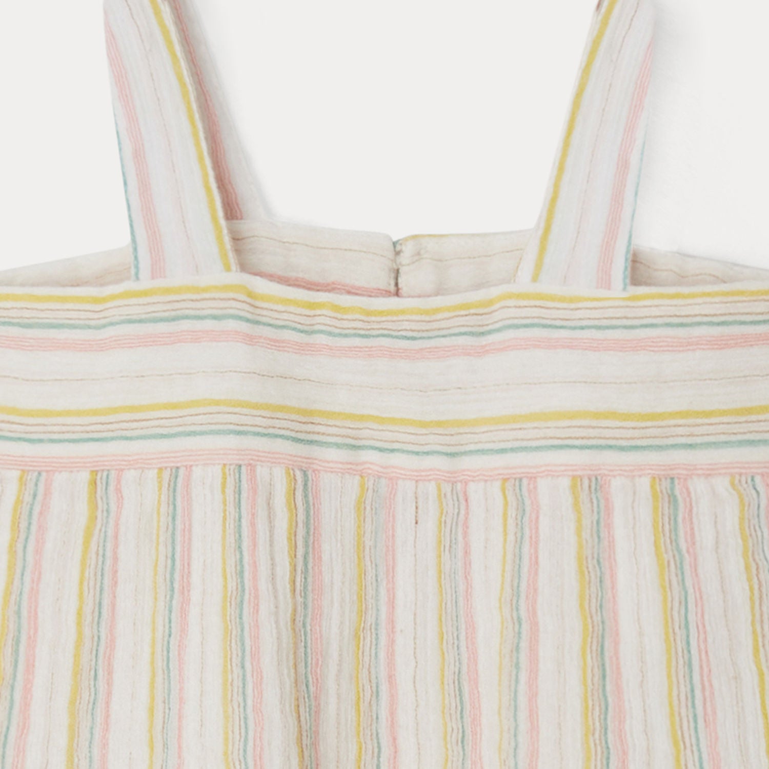 Baby Girls Multicolor Stripes Cotton Top