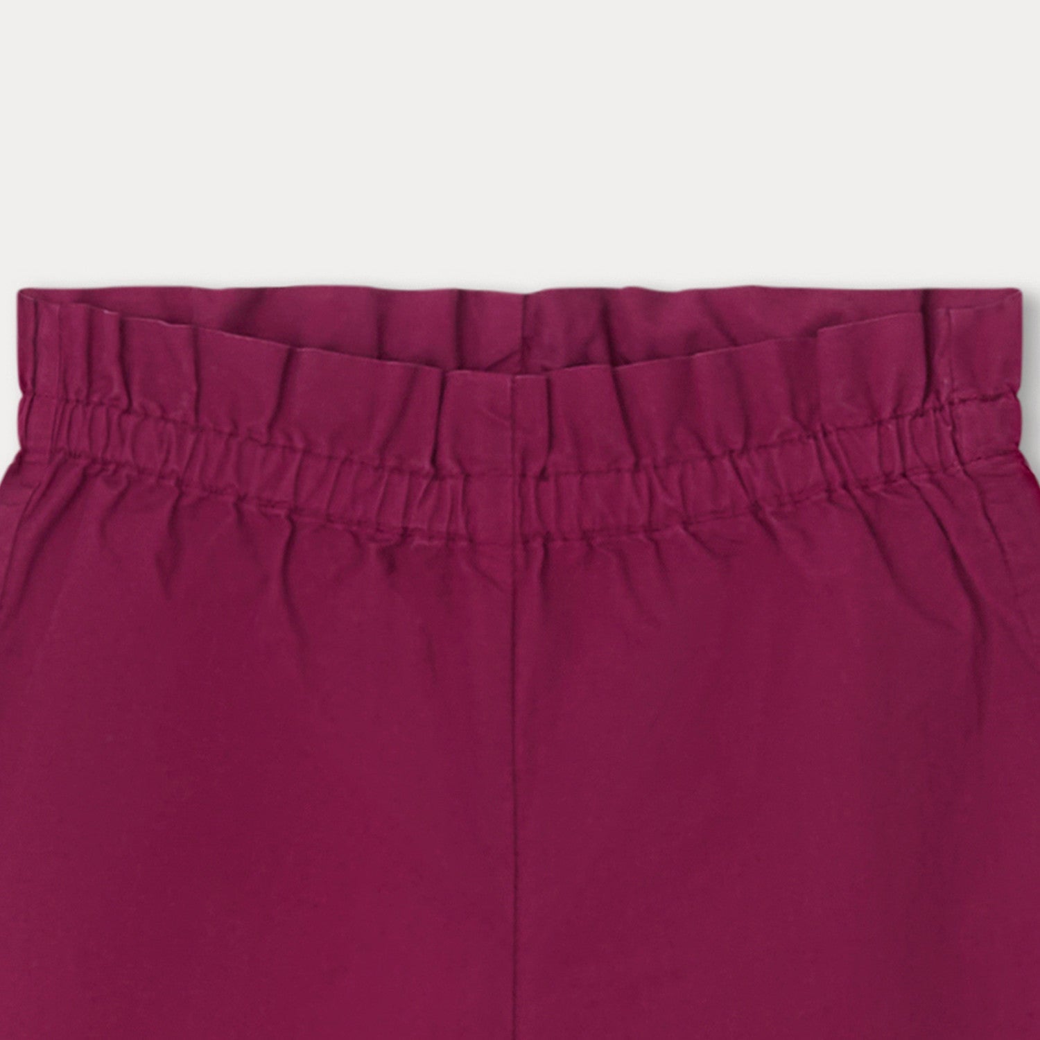 Baby Girls Purple Cotton Trousers