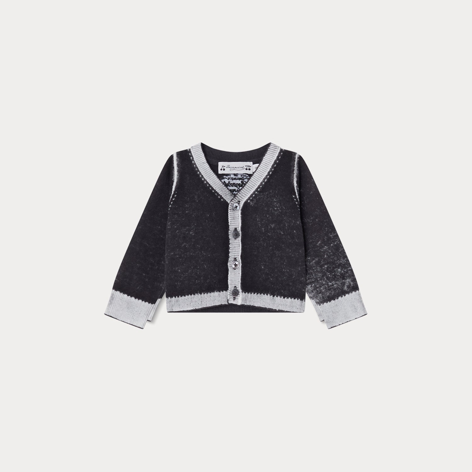 Baby Boys Navy Cotton Cardigan