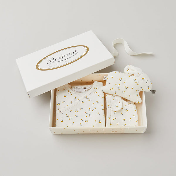 Baby Boys &Girls White Babysuit Gift Set