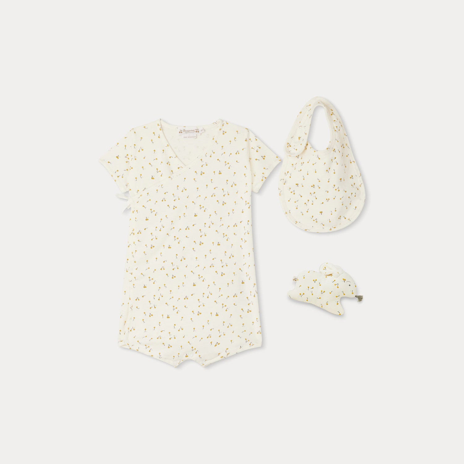 Baby Boys &Girls White Babysuit Gift Set