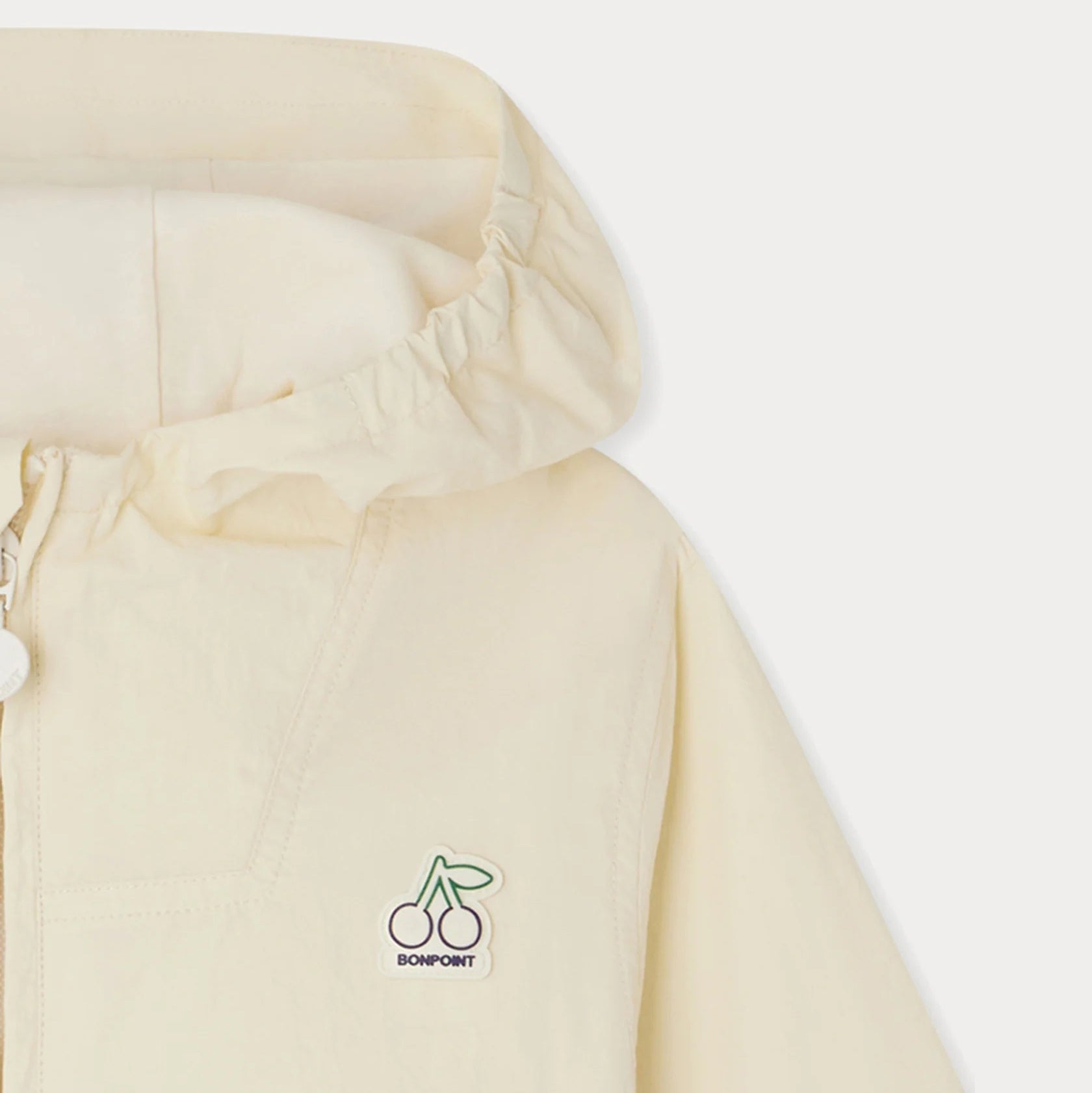 Girls Pale Yellow Zip-Up Jacket