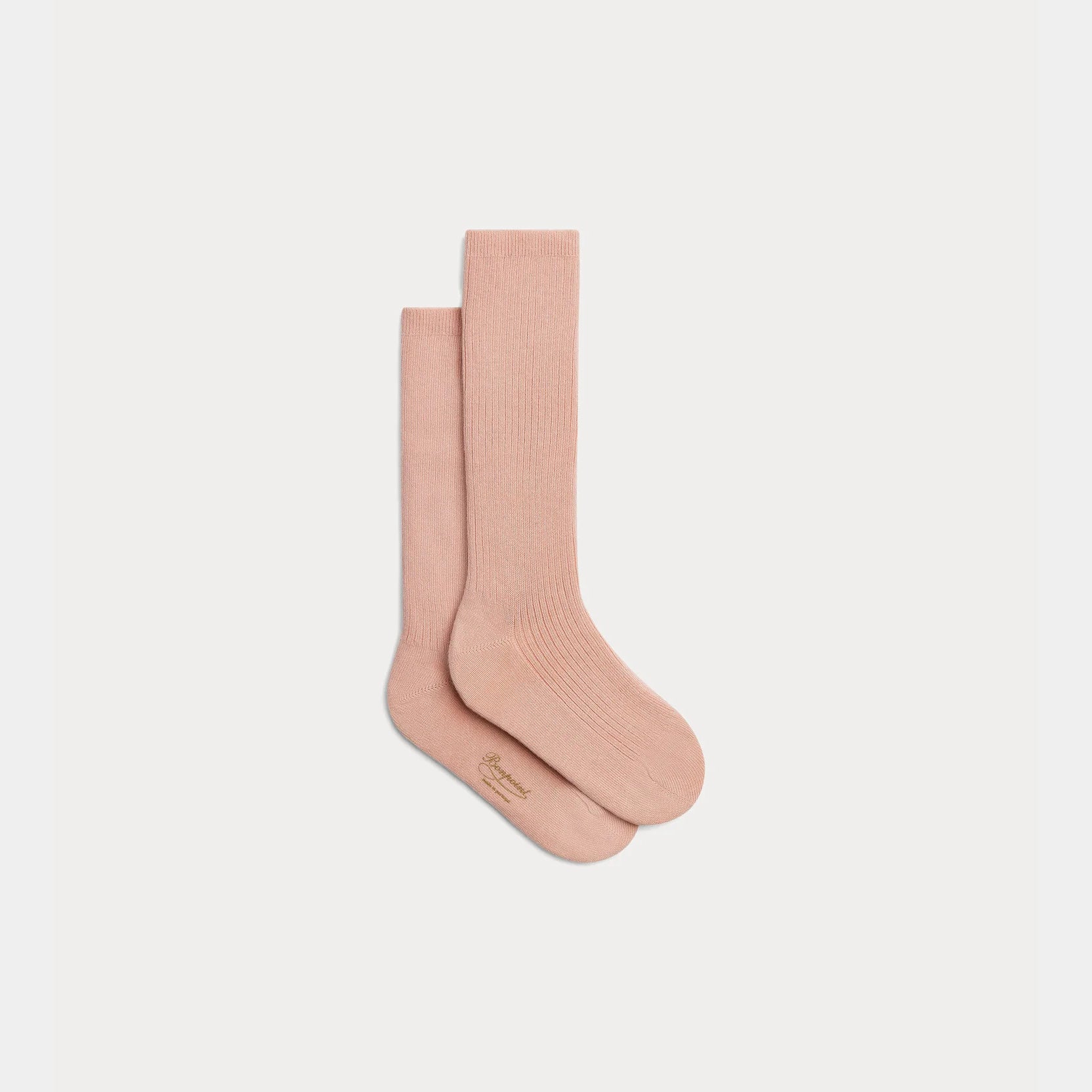 Girls Pink Cotton Socks