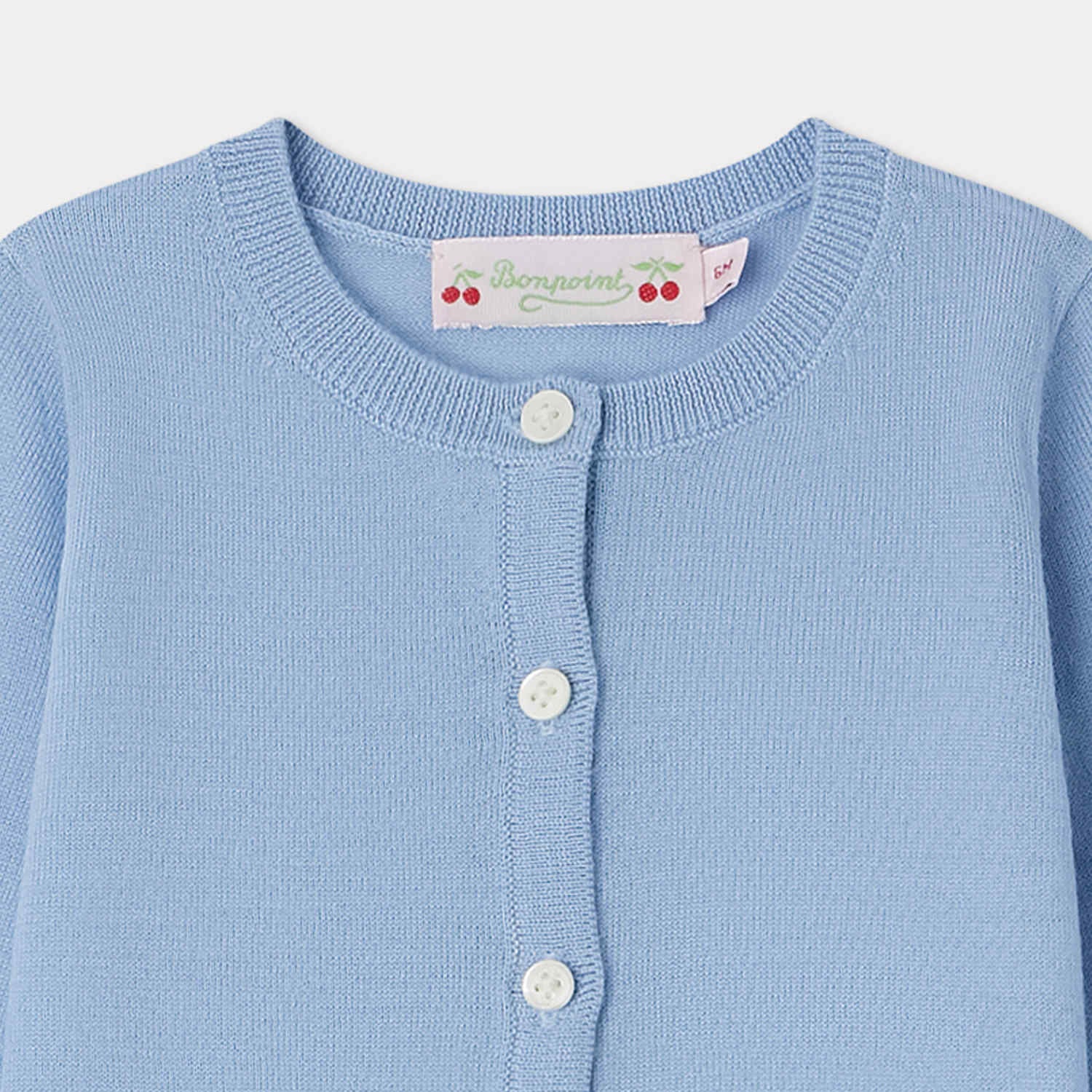 Baby Boys & Girls Blue Wool Cardigan