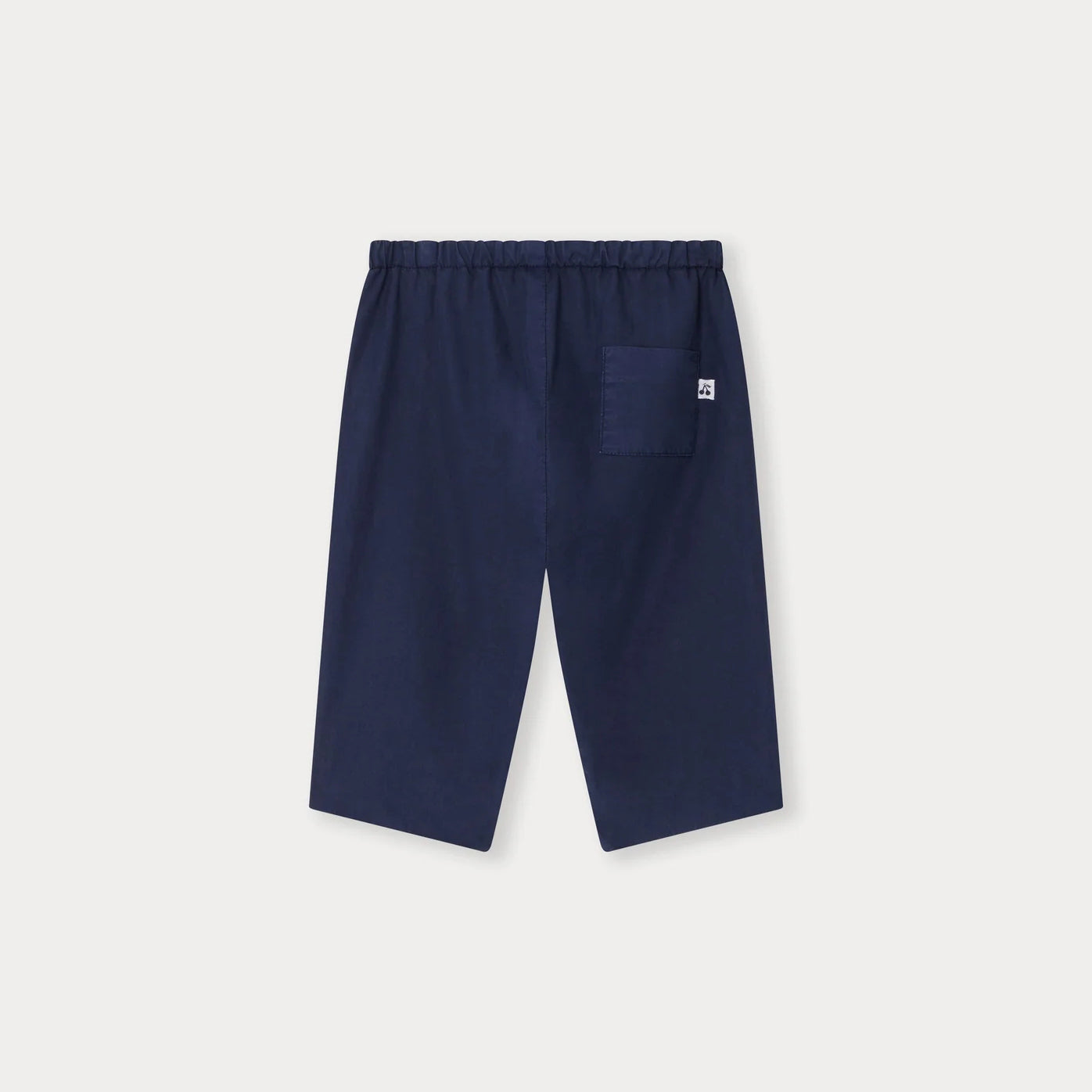 Baby Boys & Girls Navy Cotton Trousers