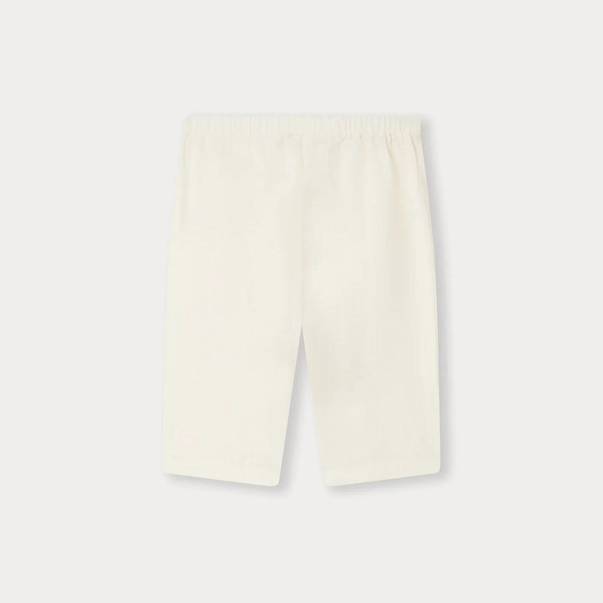 Baby Boys & Girls White Cotton Trousers