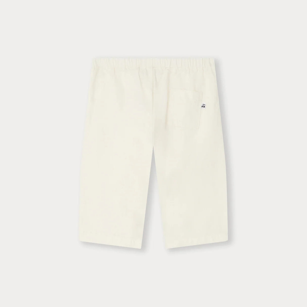 Baby Boys & Girls White Cotton Trousers