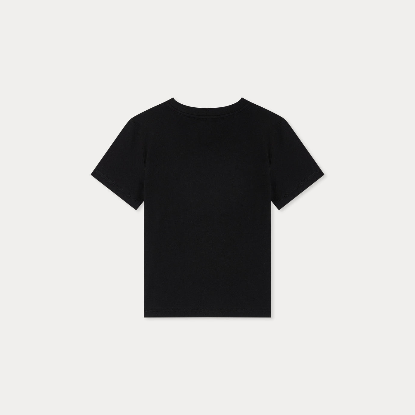 Boys Black Logo Cotton T-Shirt