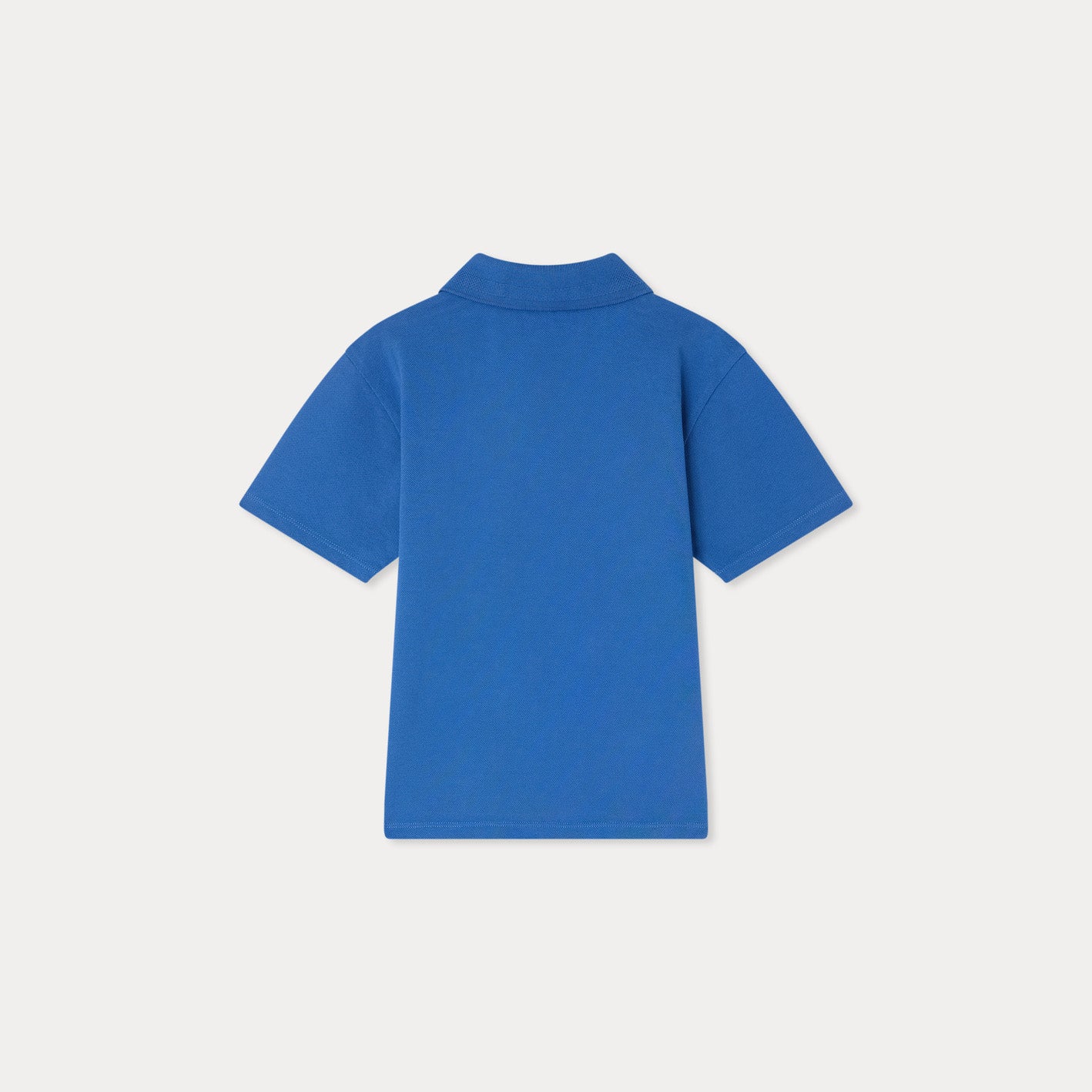 Boys Blue Cotton Polo Shirt