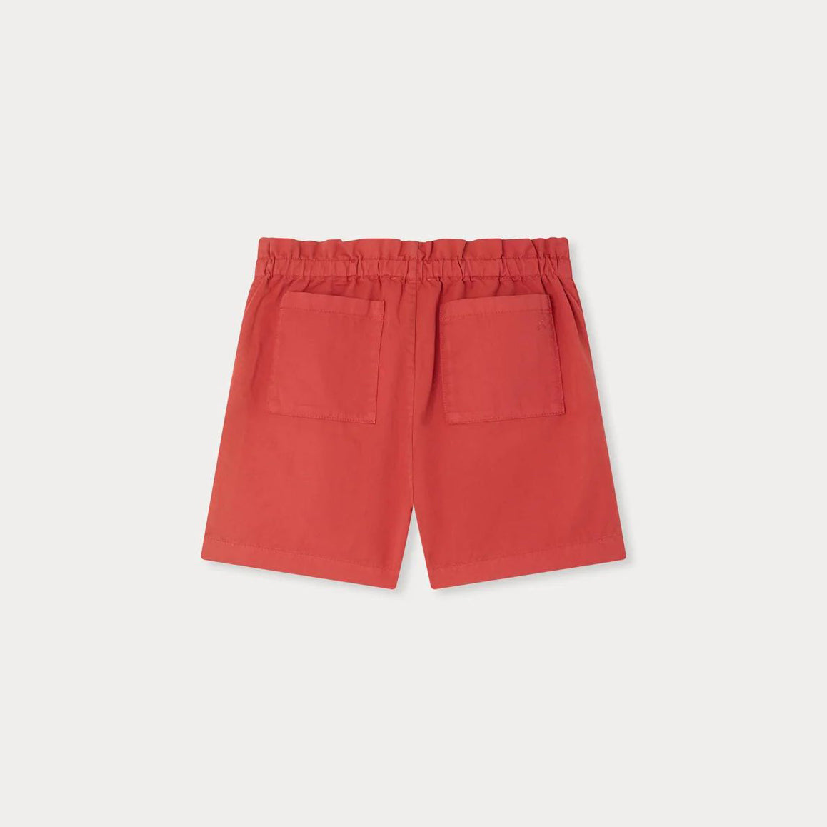 Girls Red Cotton Shorts