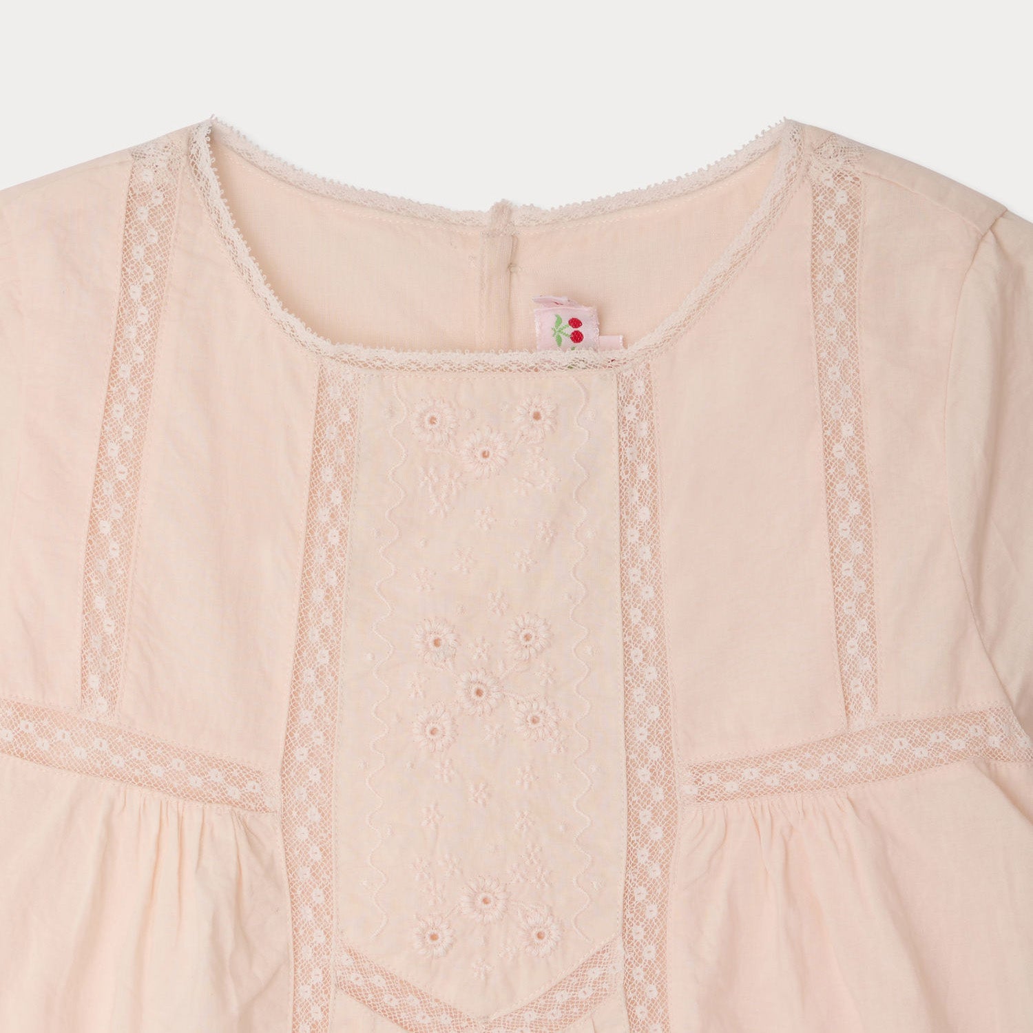 Girls Rose Pink Cotton Dress