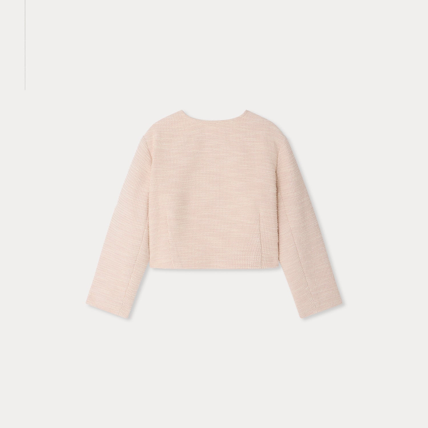 Girls Rose Pink Cotton Jacket