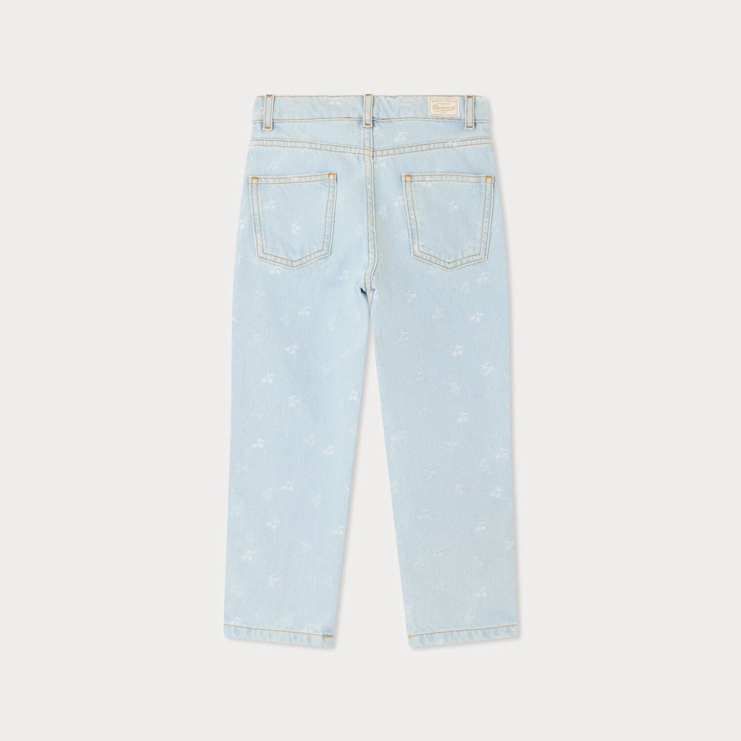 Girls Light Blue Denim Trousers