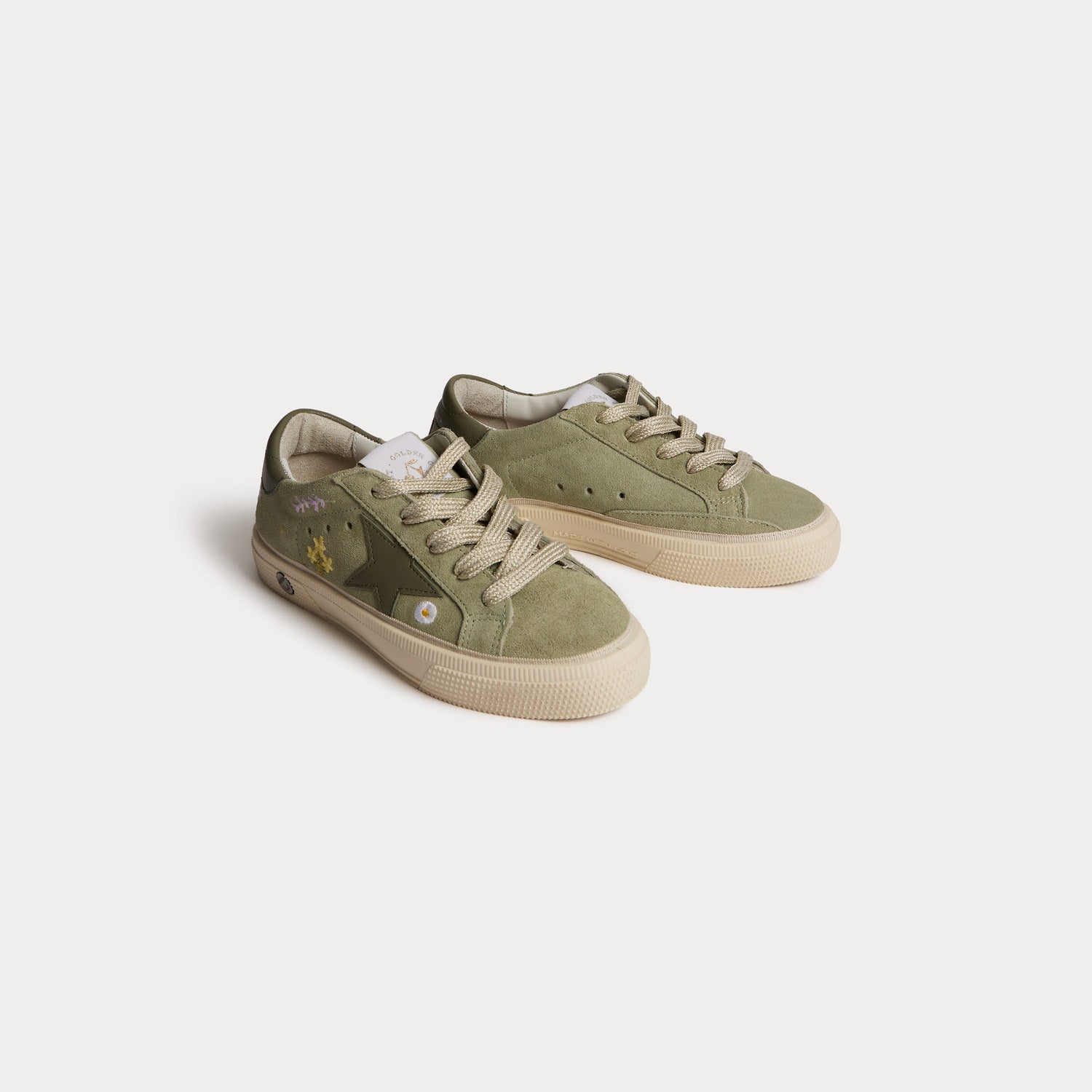 Girls Light Green Shoes