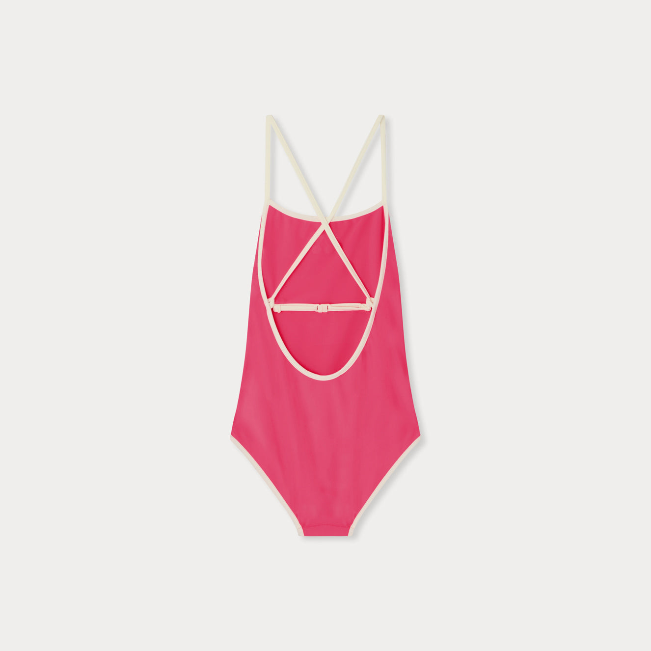 Girls Bright Pink Swimsuit