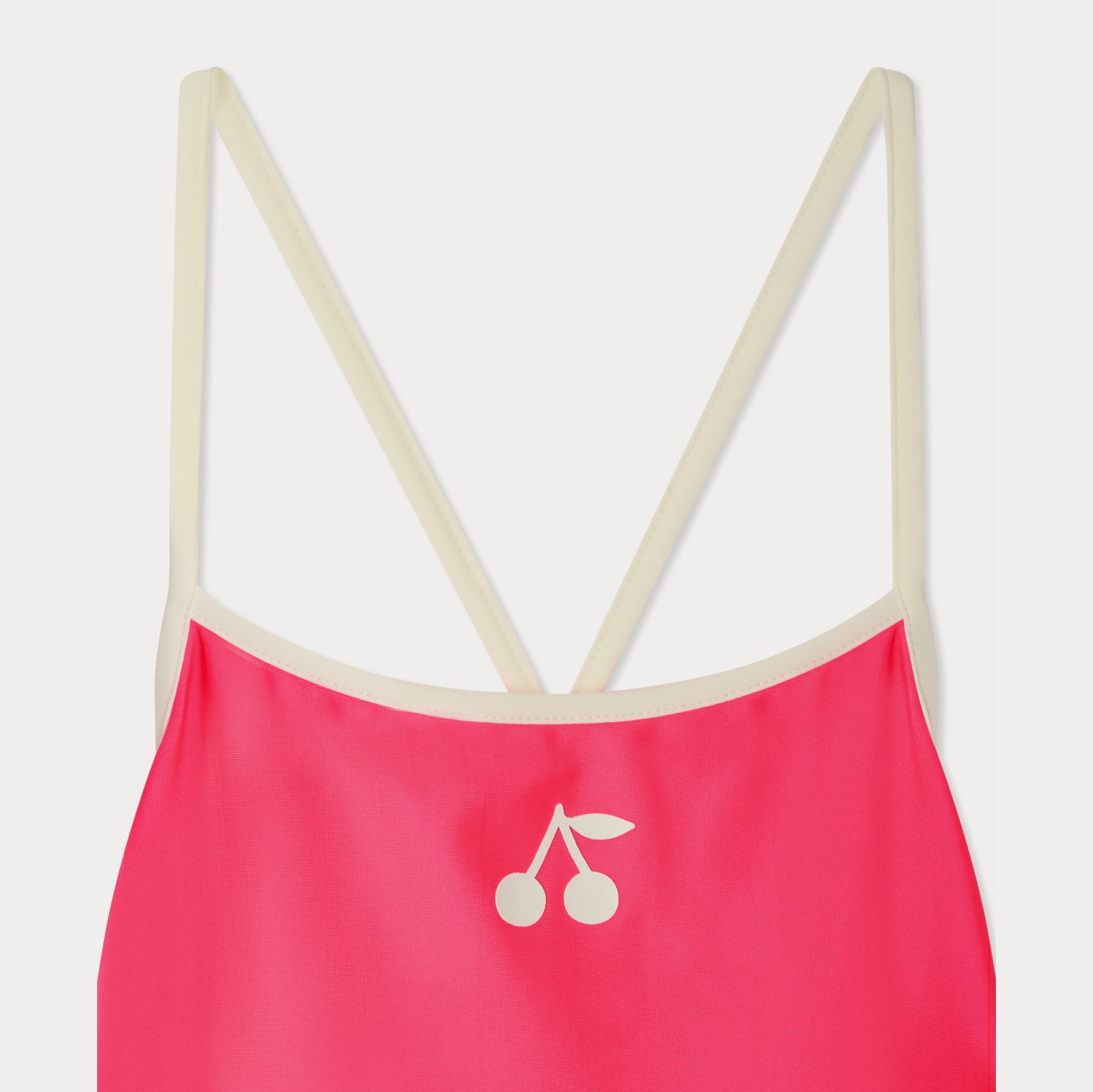Girls Bright Pink Swimsuit