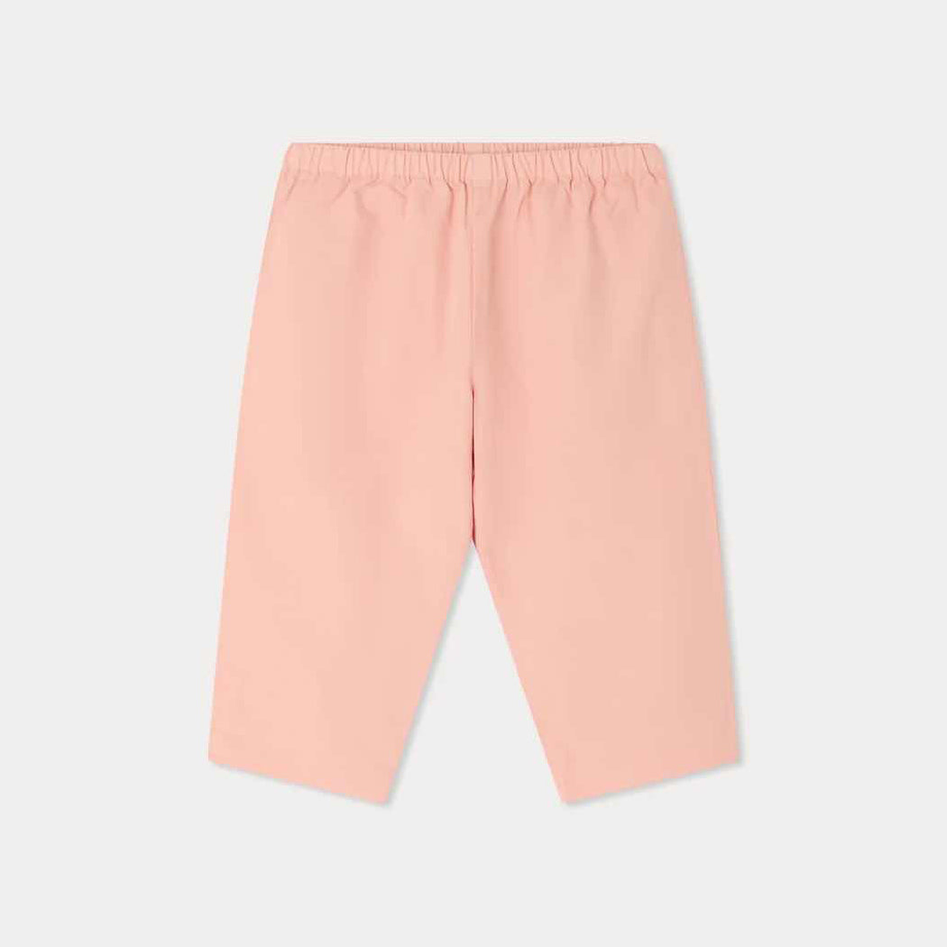Baby Girls Pink Cotton Trousers