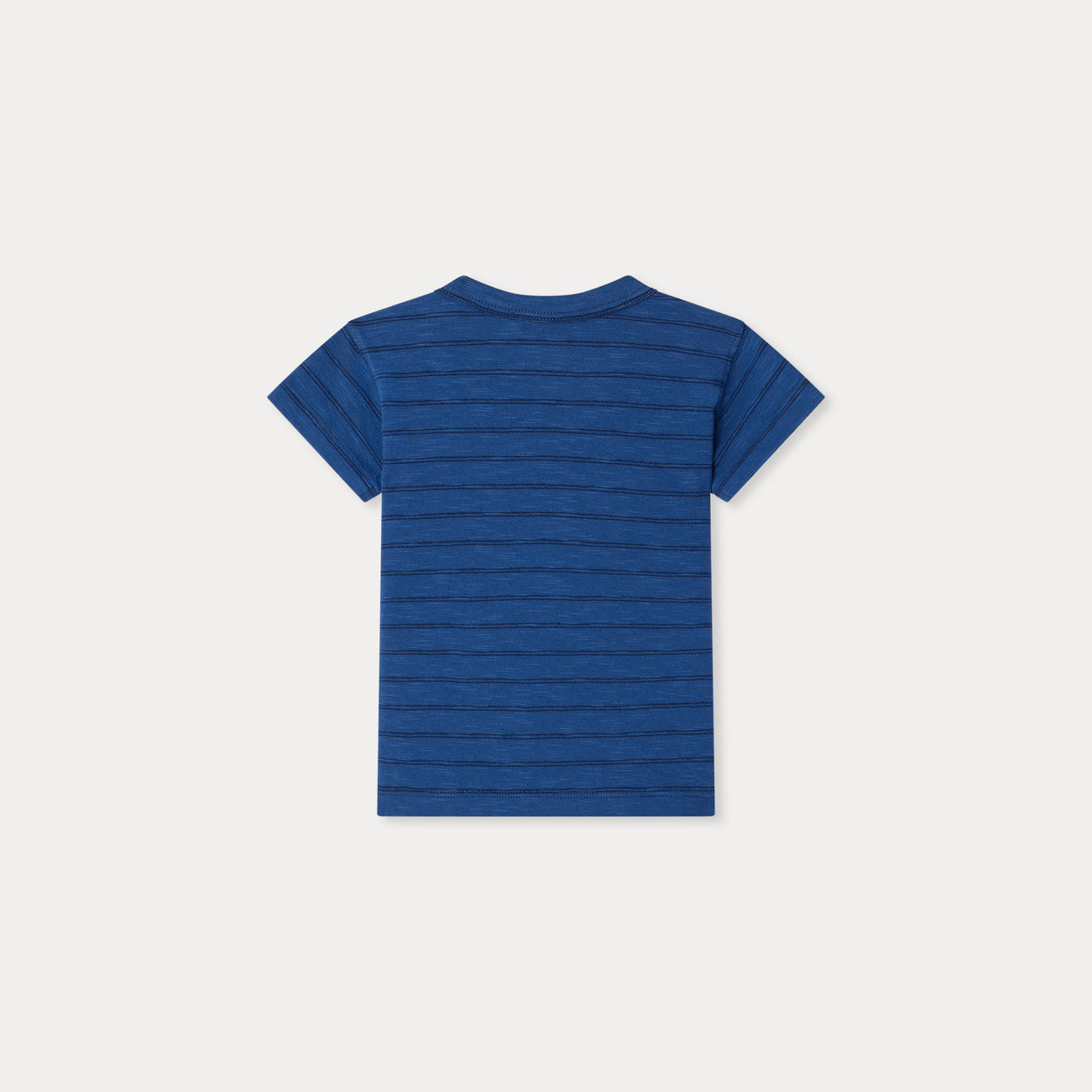 Baby Boys Blue Stripes Cotton T-Shirt