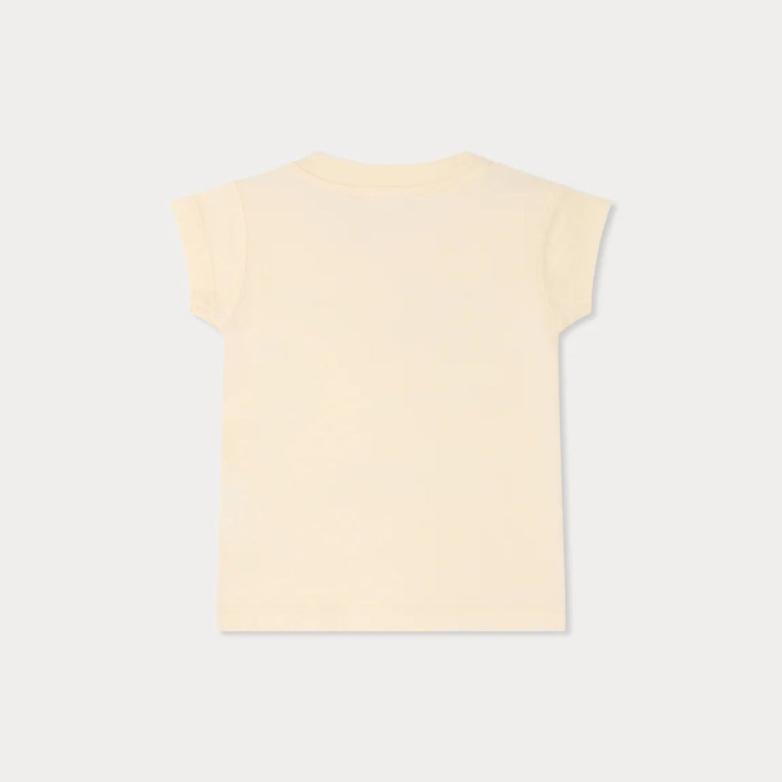 Baby Boys Ivory Printed Cotton T-Shirt