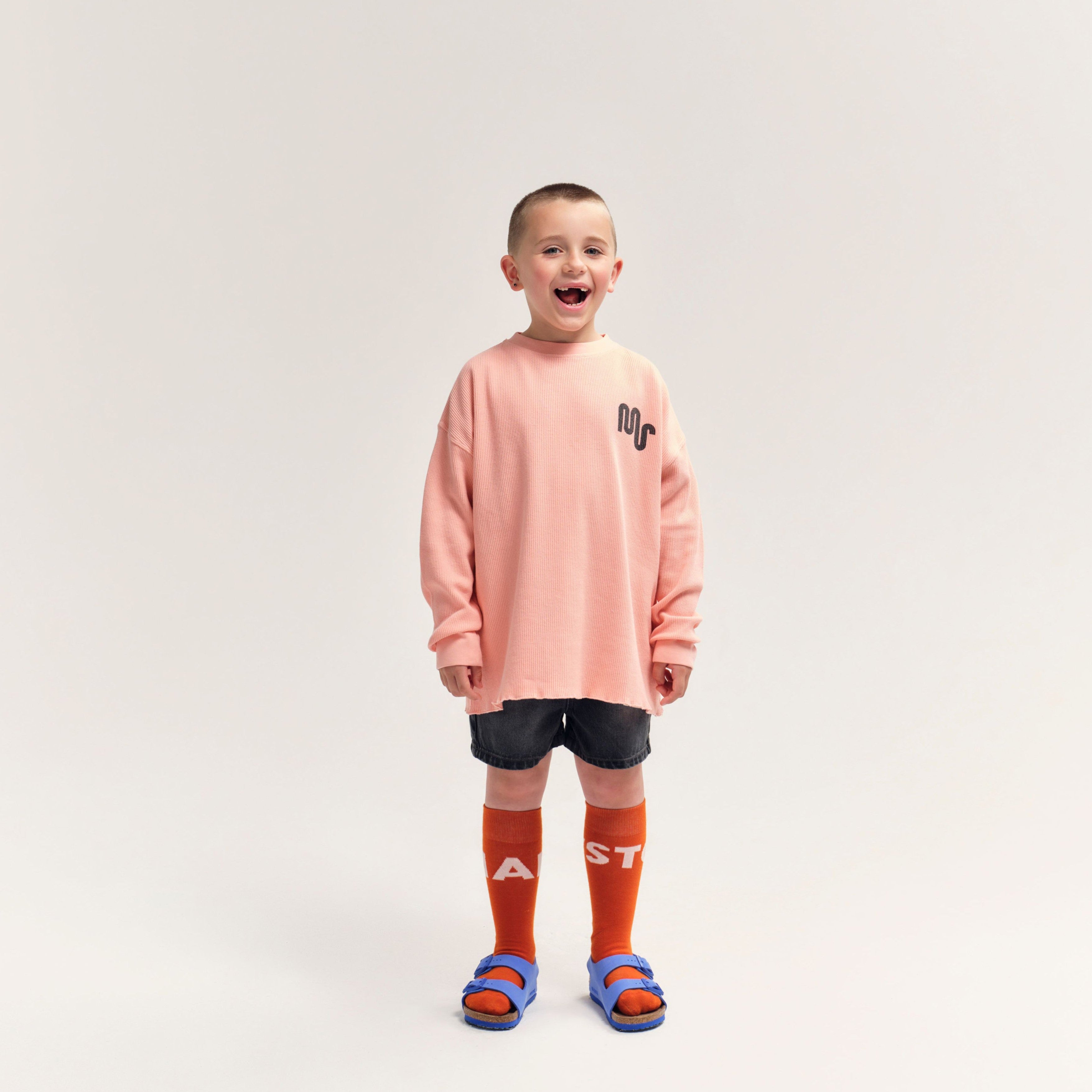 Boys & Girls Black Cotton Shorts
