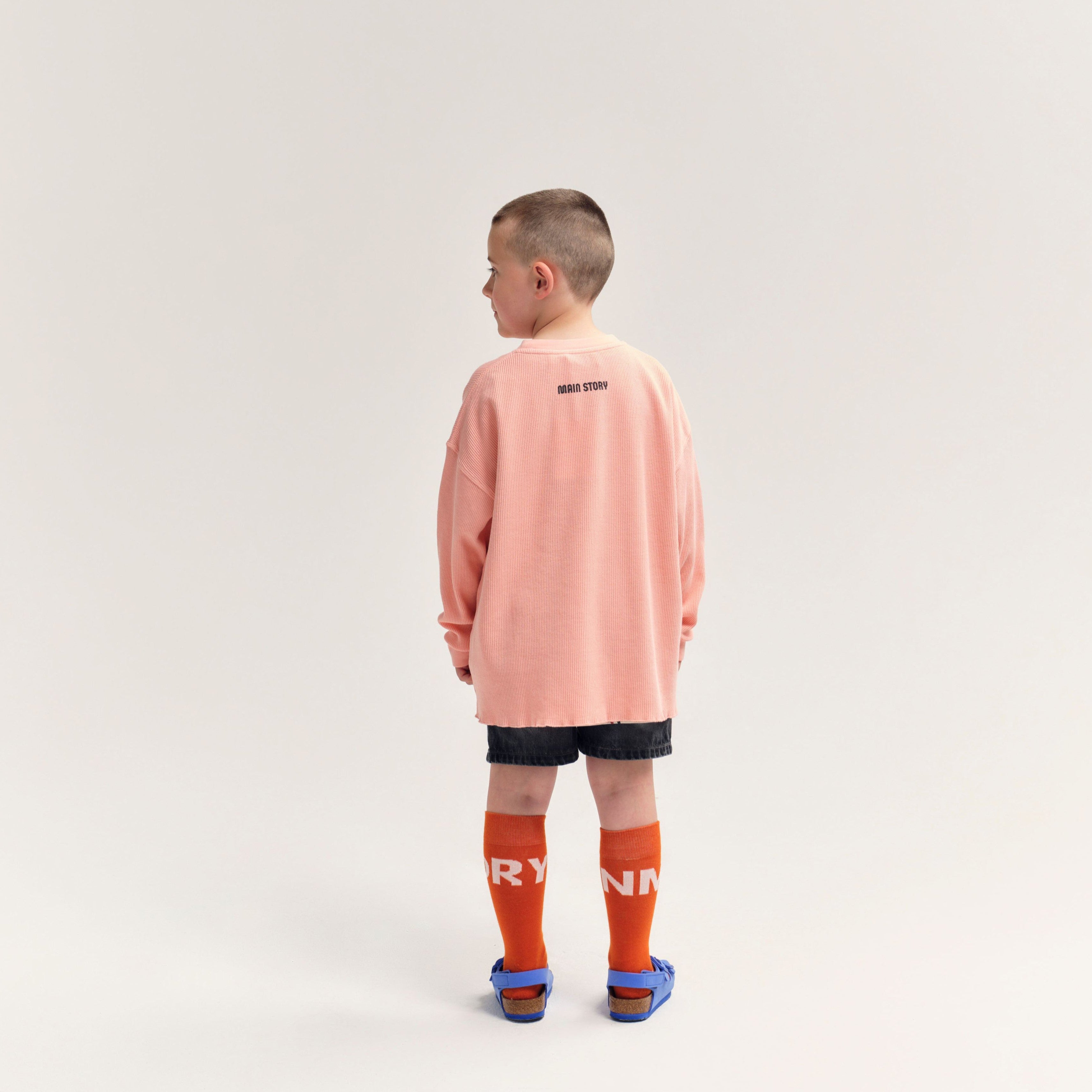 Boys & Girls Black Cotton Shorts