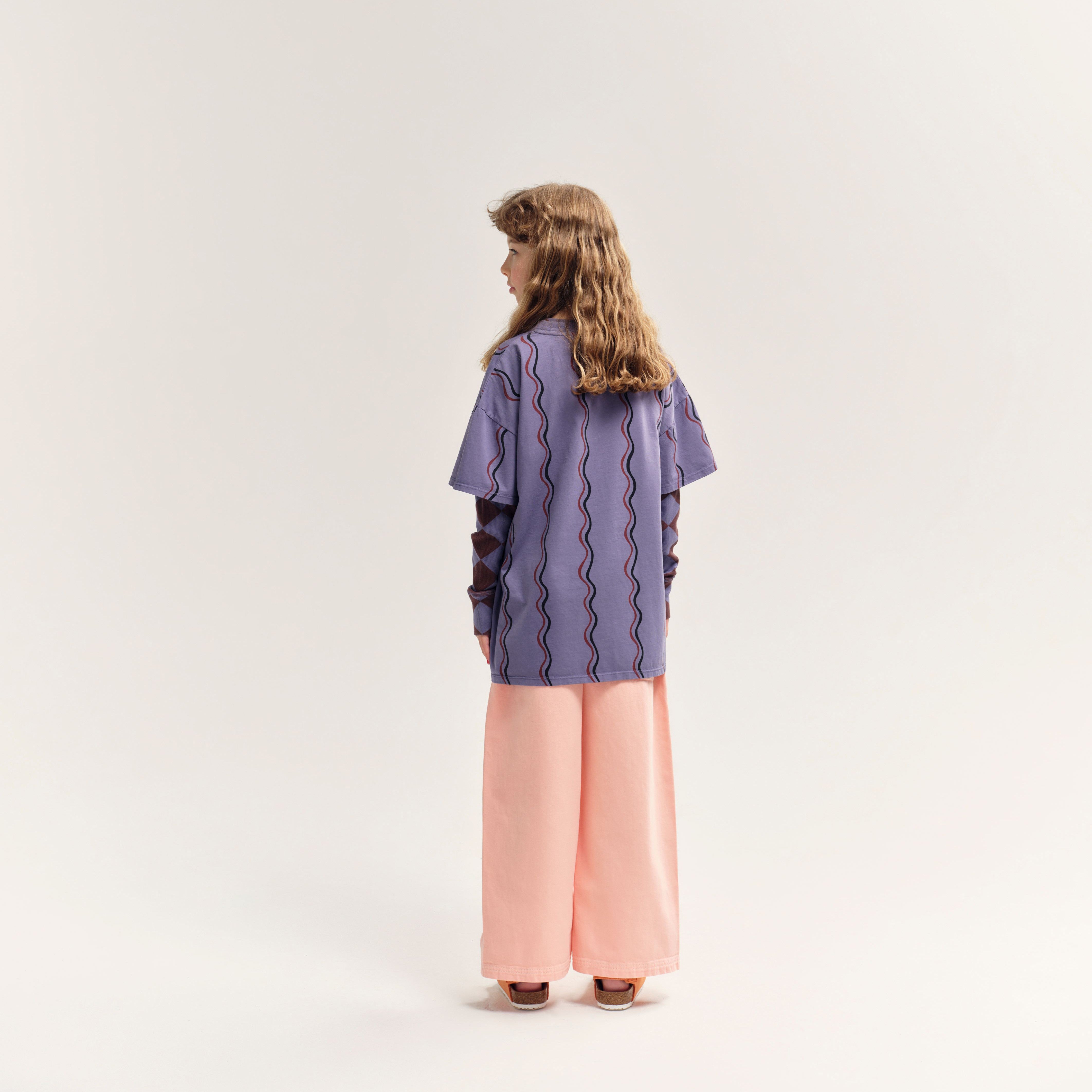 Girls Pink Cotton Trousers
