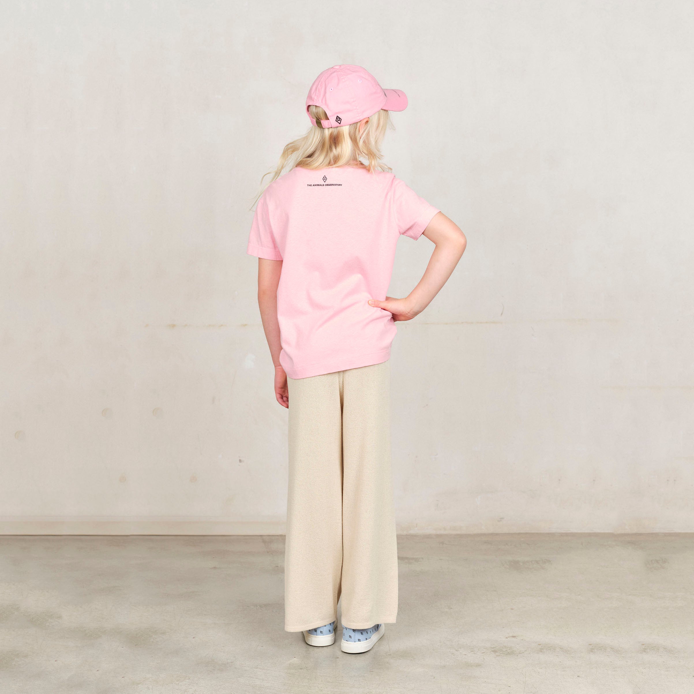 Boys & Girls Pink Cotton T-Shirt