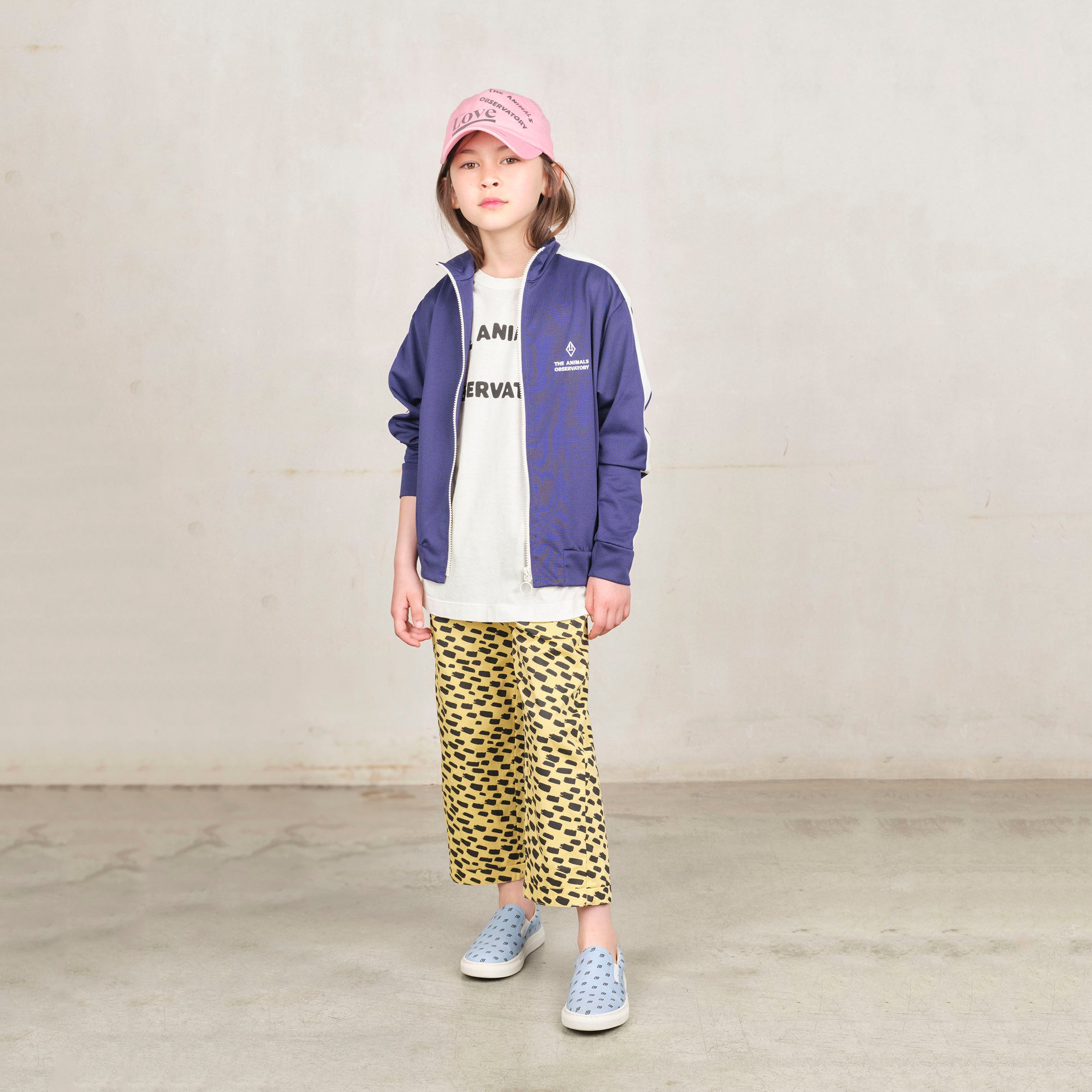 Boys & Girls Dark Blue Zip-Up Top