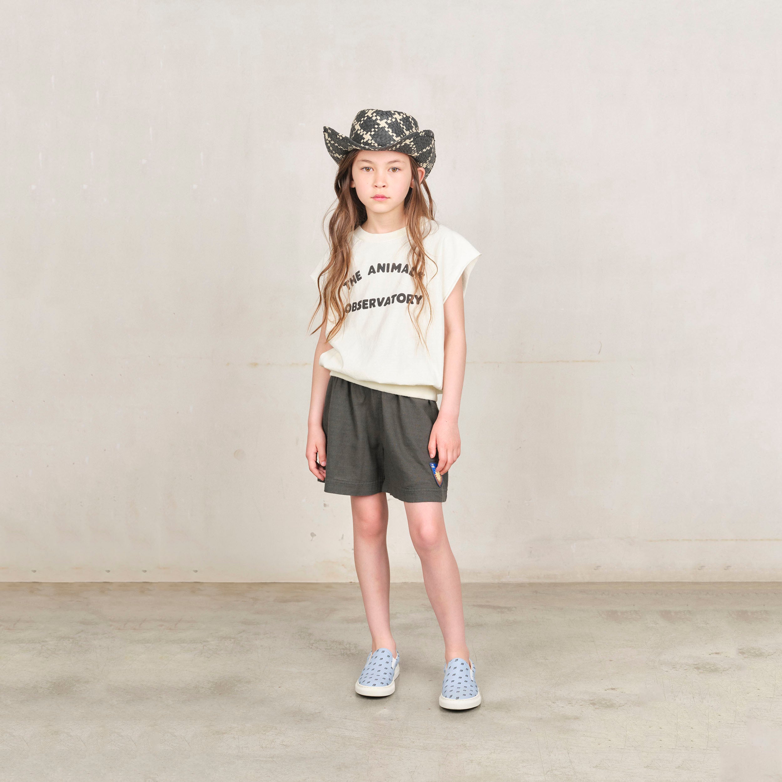Boys & Girls Dark Green Cotton Shorts