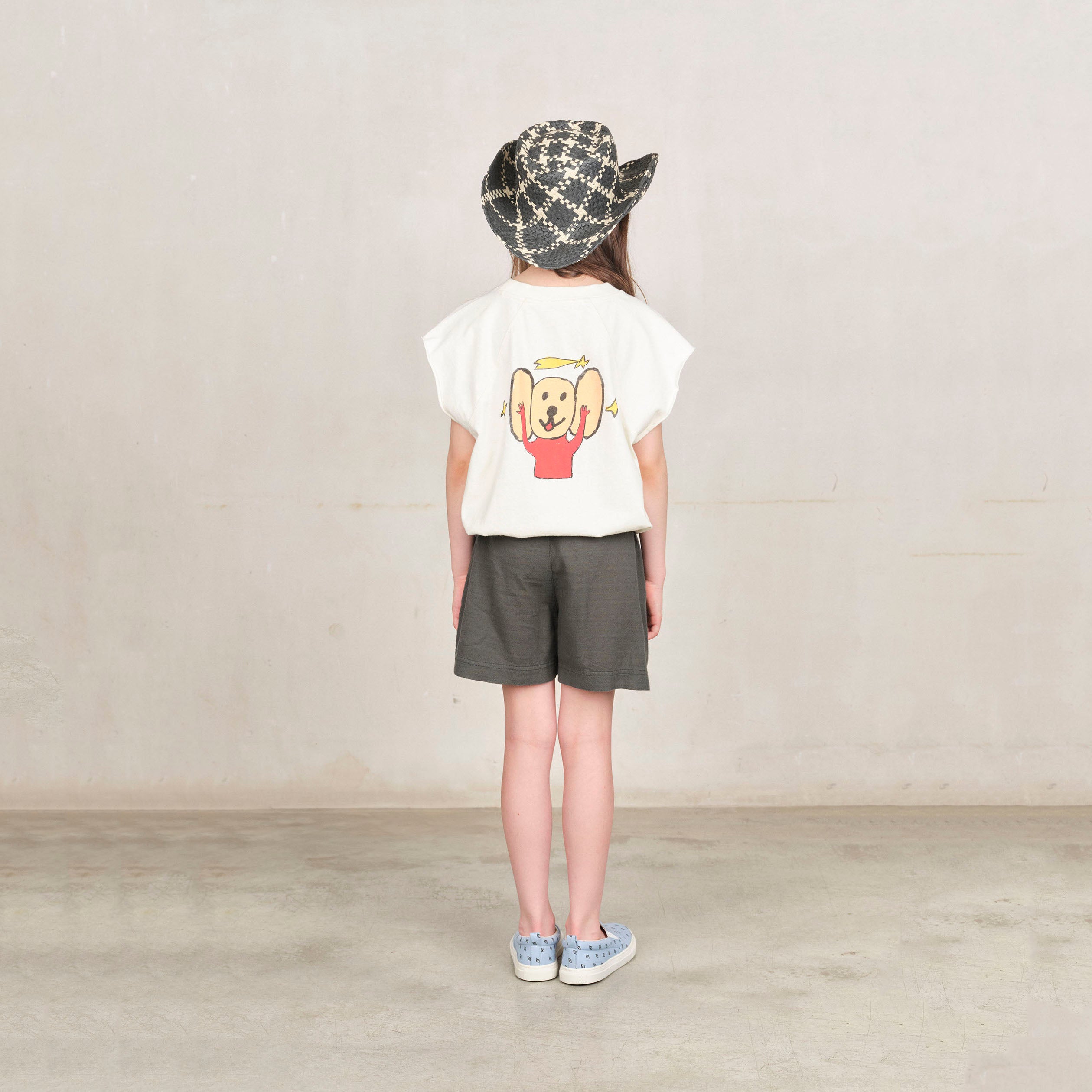 Boys & Girls Dark Green Cotton Shorts