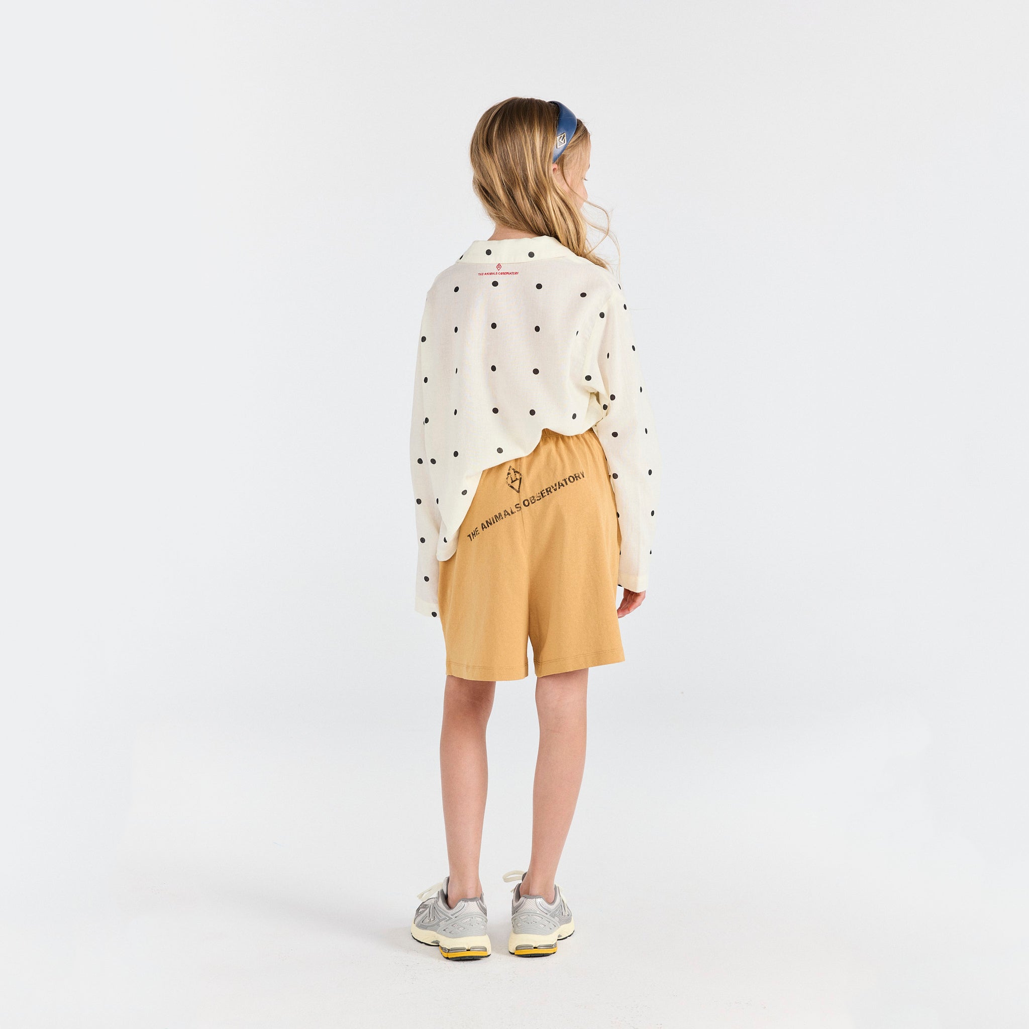 Boys & Girls Camel Cotton Shorts