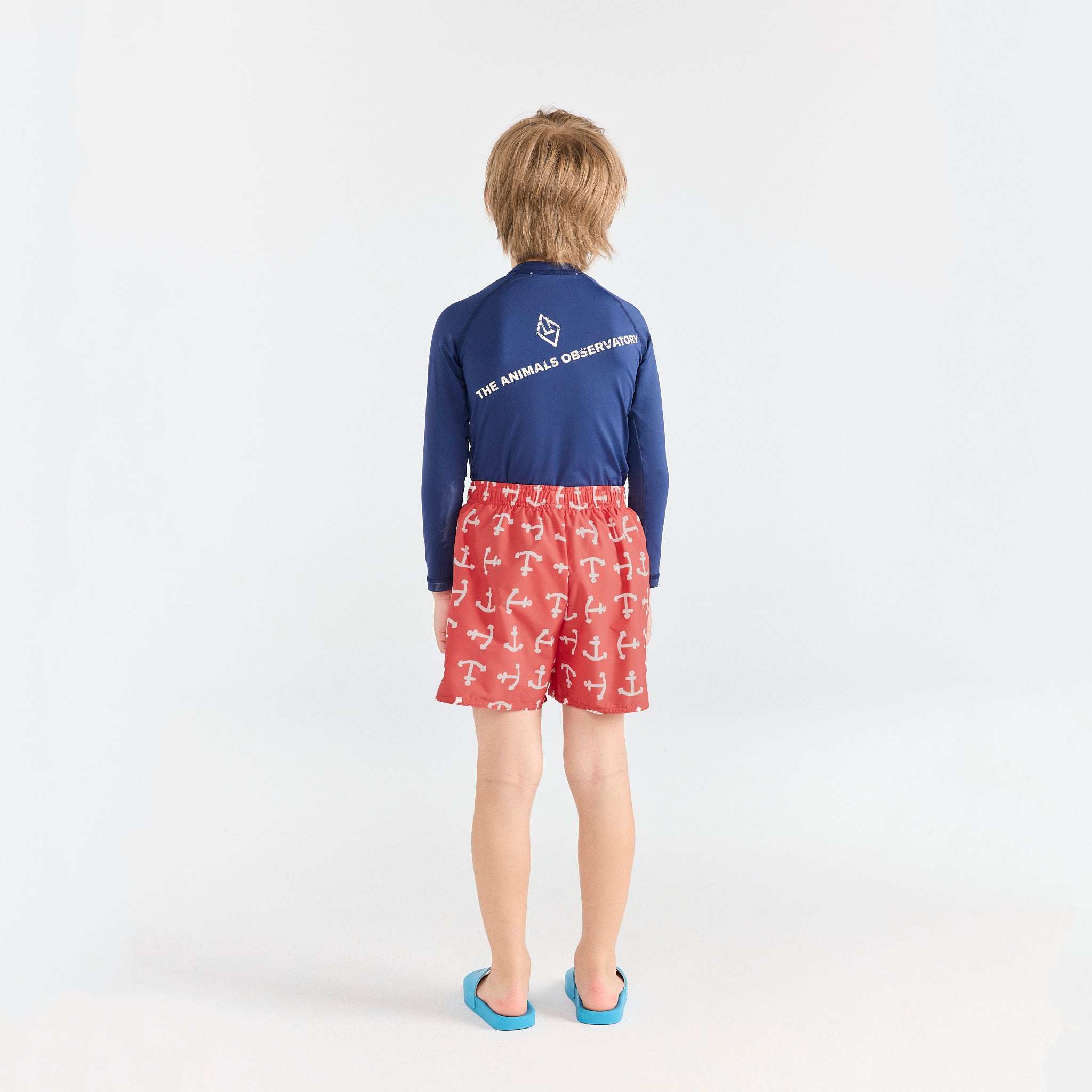 Boys & Girls Dark Blue Swim T-Shirt