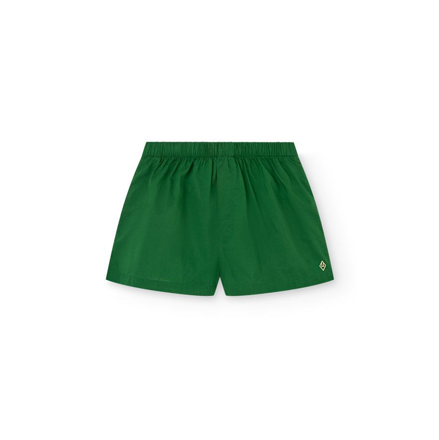 Boys & Girls Green Cotton Shorts