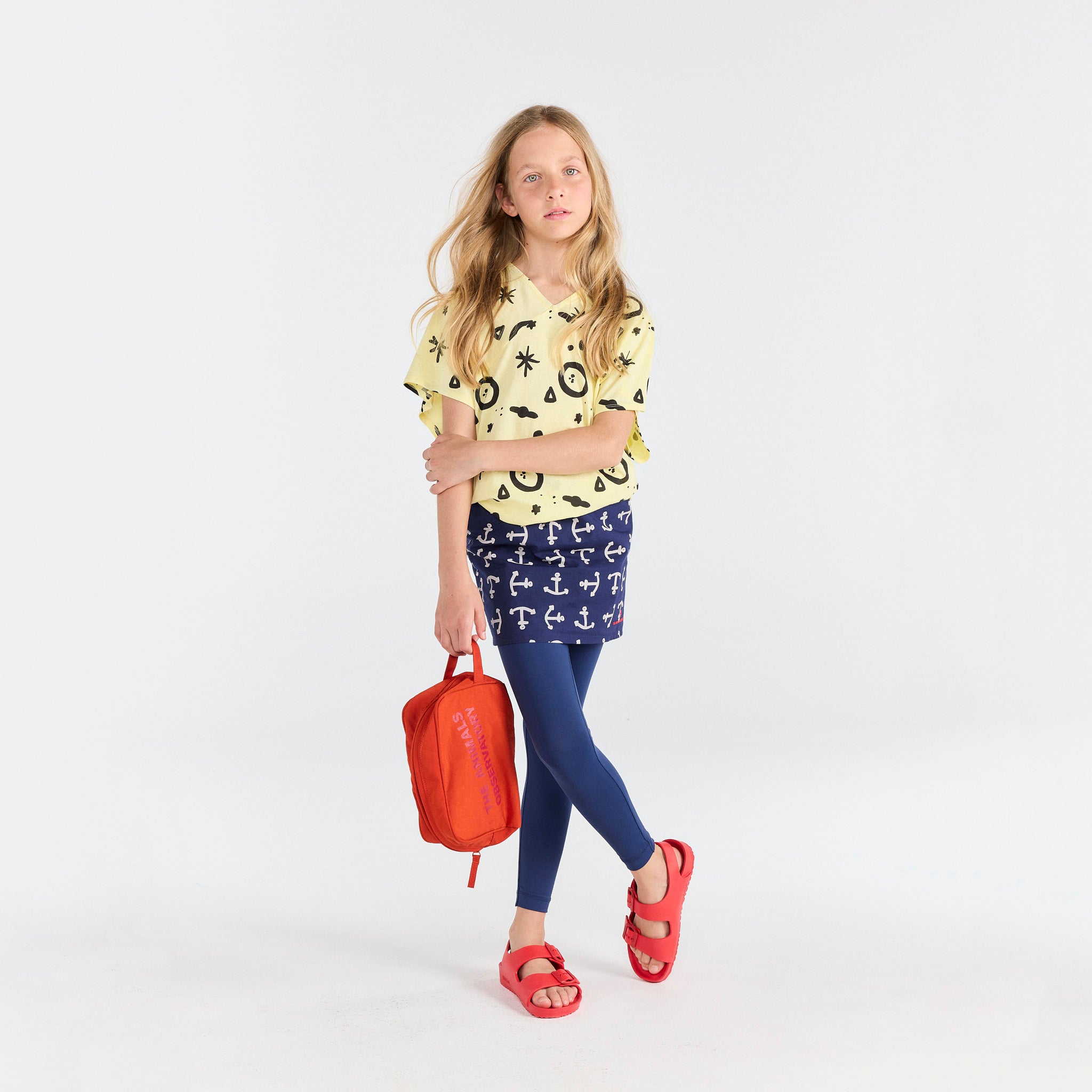 Boys & Girls Red Logo Handbag(H15 x W22 x D8.5cm)