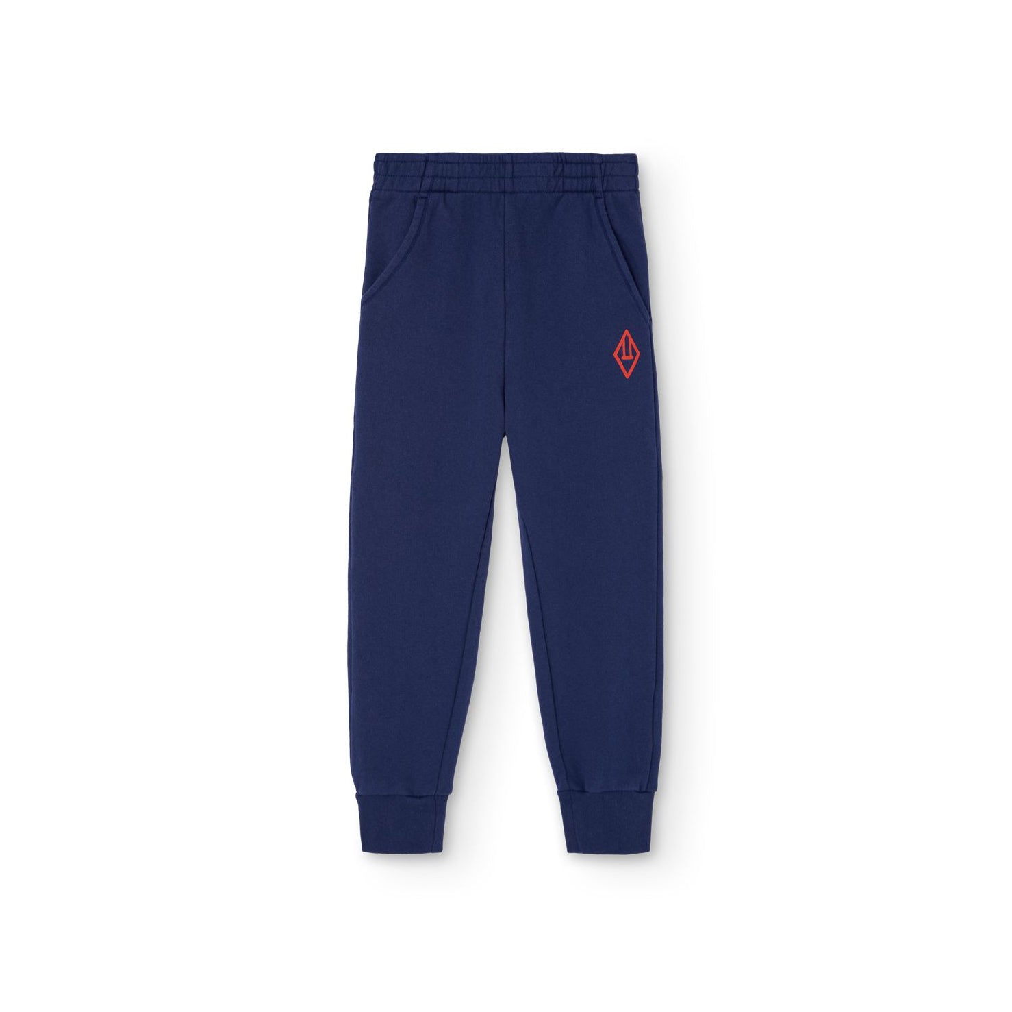 Boys & Girls Dark Blue Cotton Trousers