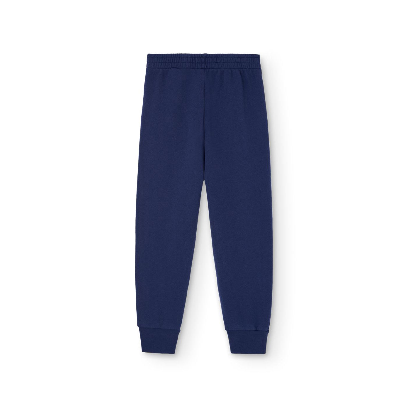 Boys & Girls Dark Blue Cotton Trousers