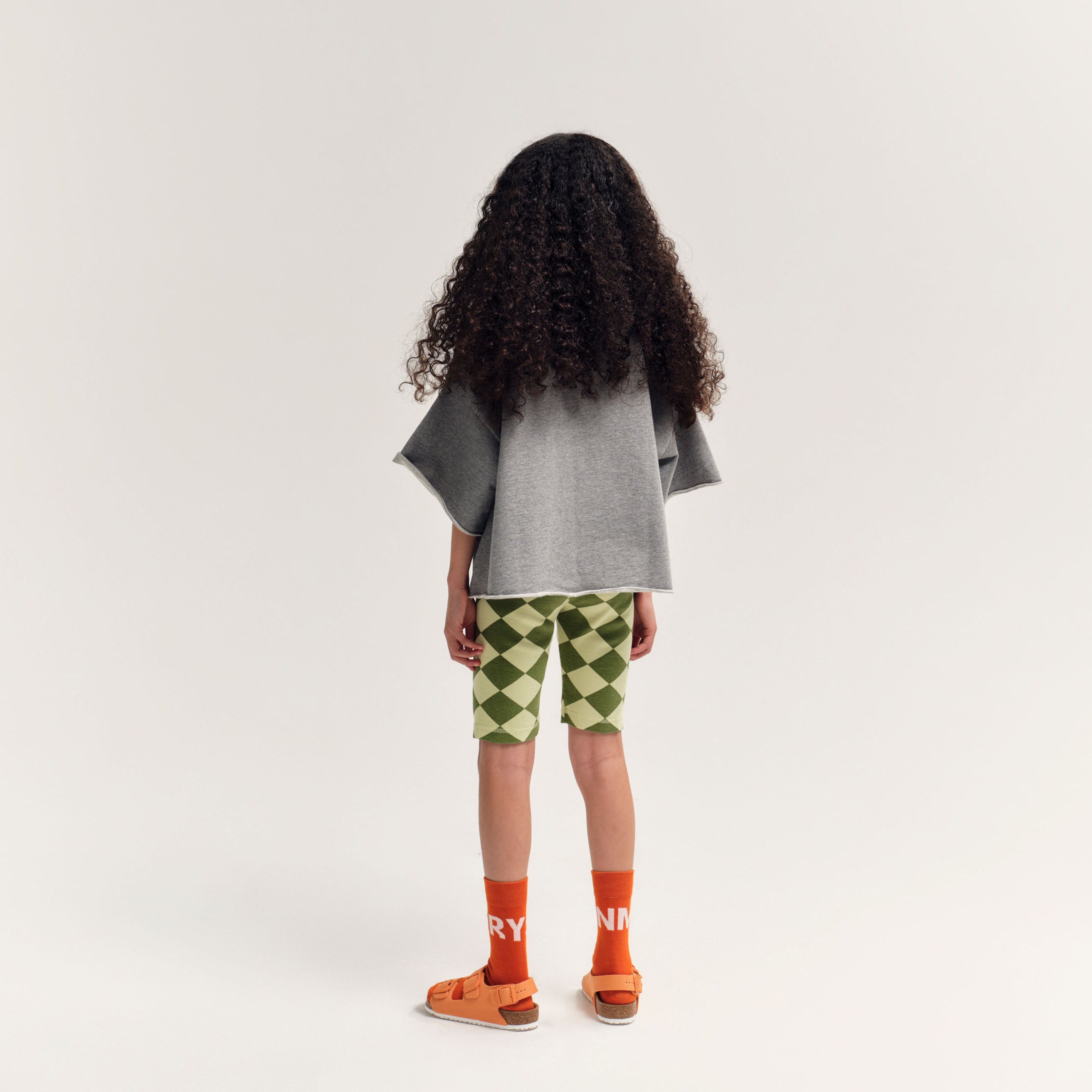 Boys & Girls Grey Cotton Short Sleeves Sweatshirt