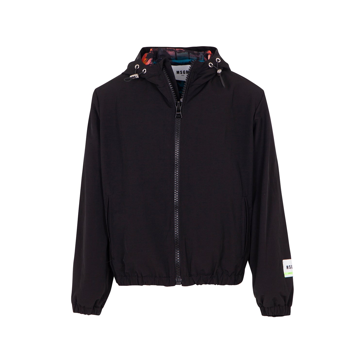 Boys & Girls Black Zip-Up Jacket