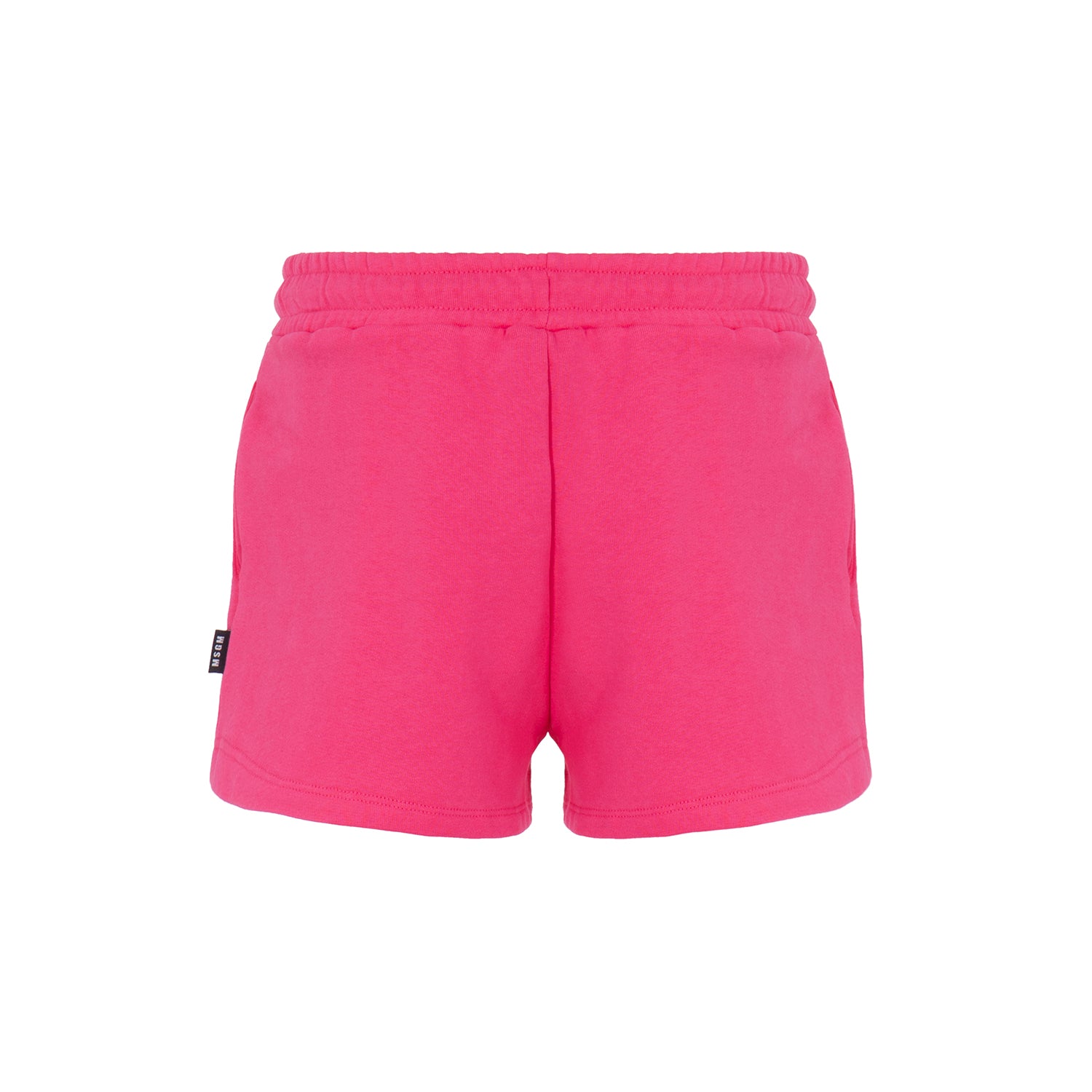 Girls Fuchsia Logo Cotton Shorts