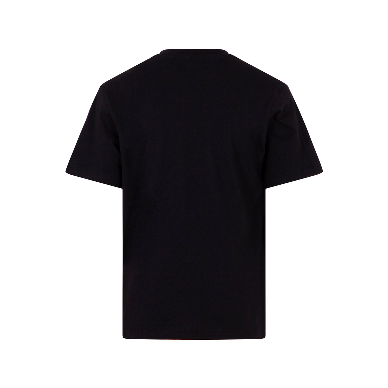Boys & Girls Black Printed Cotton T-Shirt